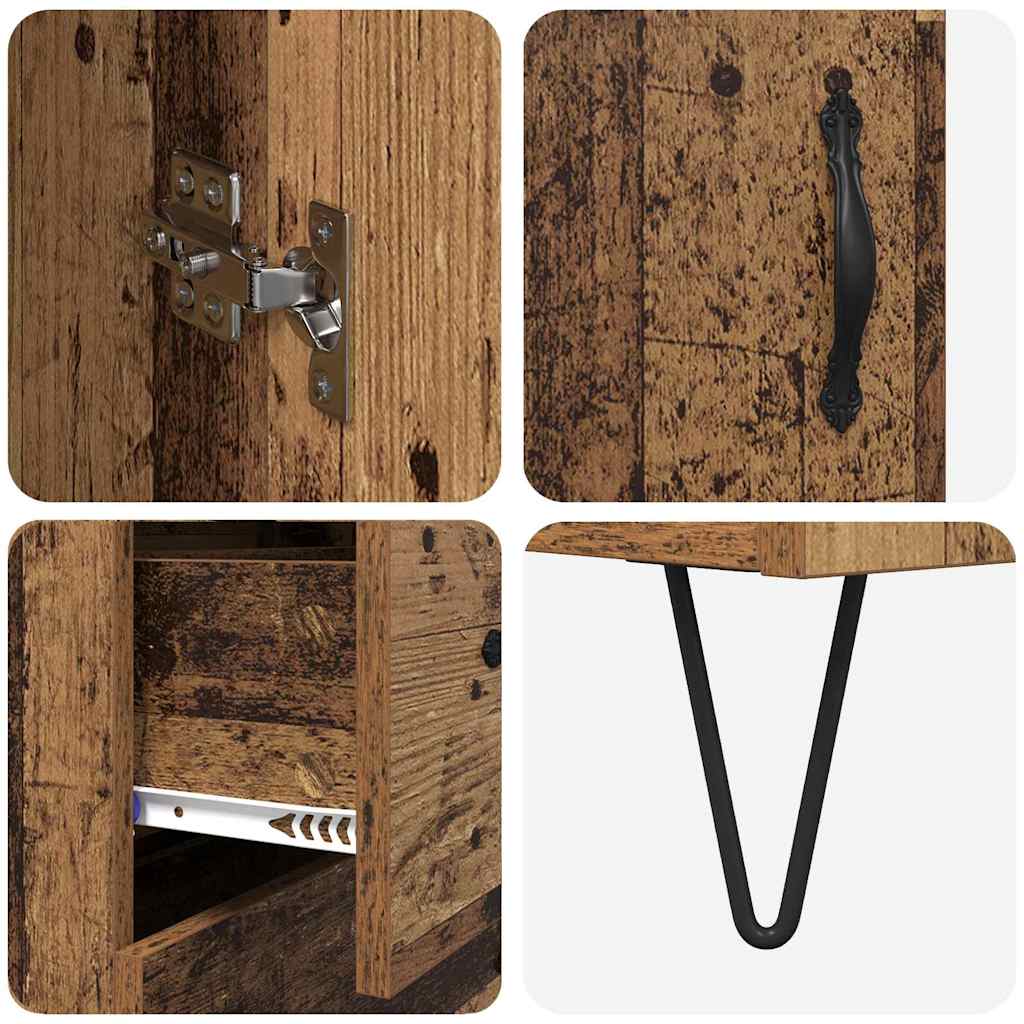 Highboard Staro drvo 69,5 x 34 x 90 cm Konstruirano drvo