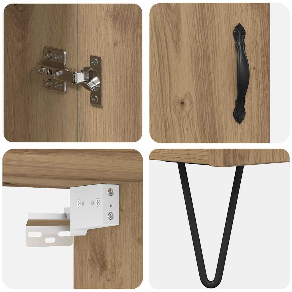 Highboard Umjetnički hrast 69,5 x 34 x 90 cm Konstruirano drvo