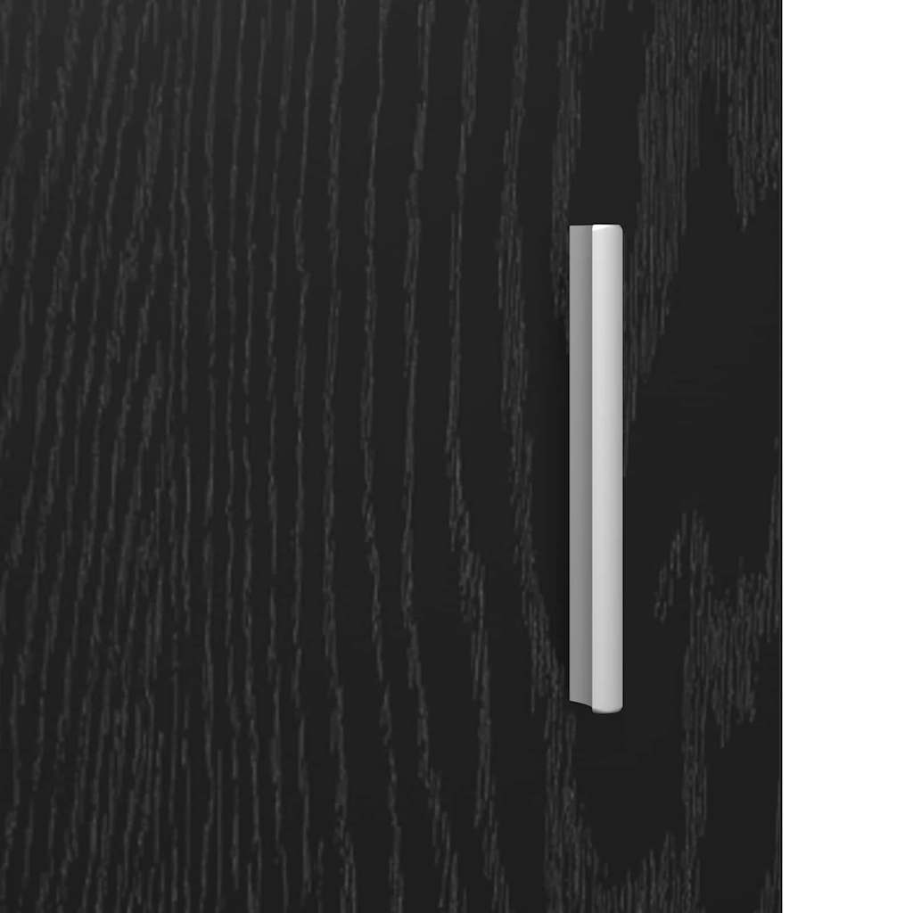 Komode s ladicama Corona 2 pcs Crni hrast 59 x 39 x 80 cm