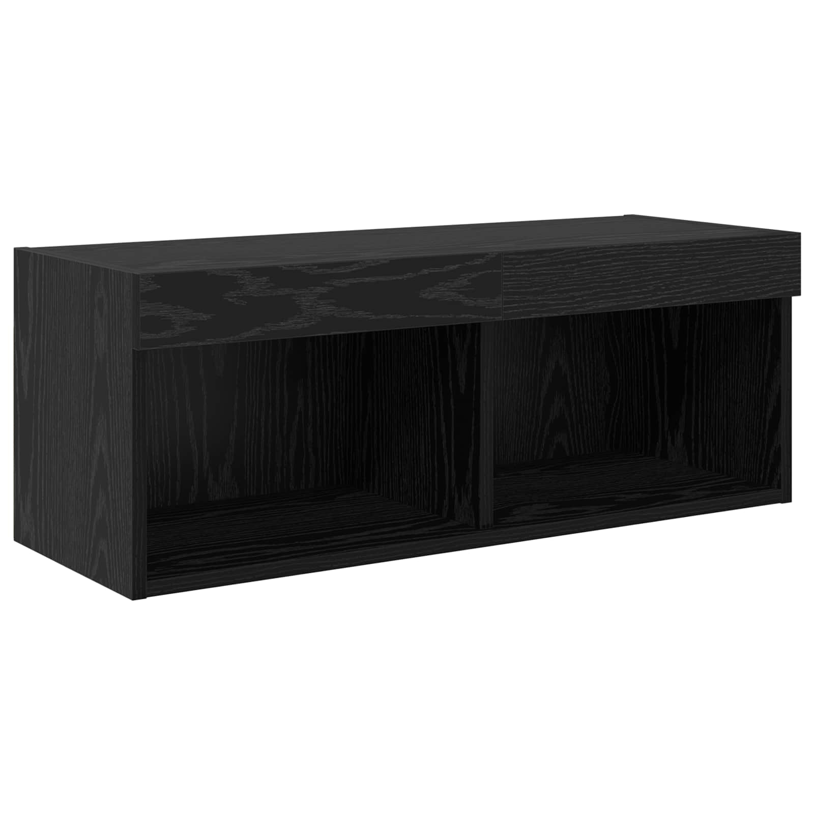 TV zidne jedinice Zidne 6 pcs Crni hrast Konstruirano drvo