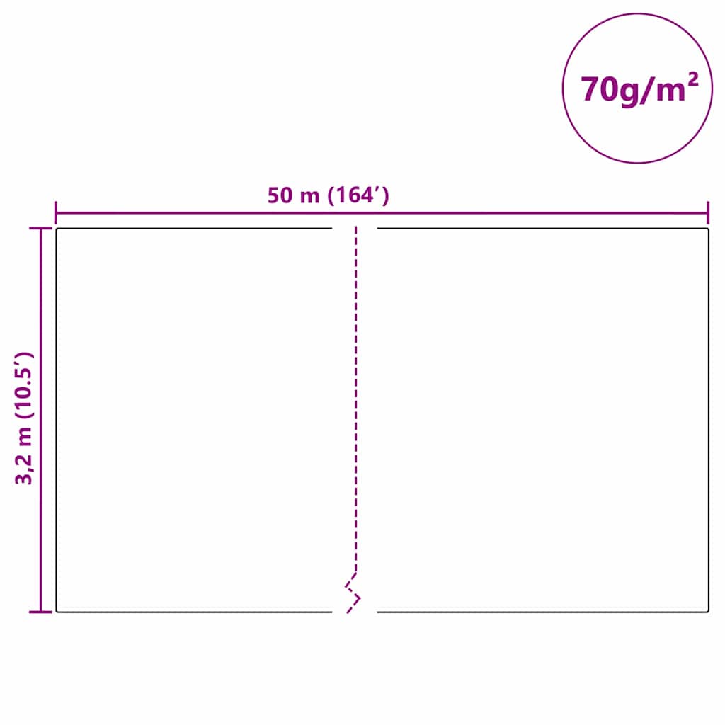 Flis za zaštitu biljaka od mraza Zelena 50 x 3,2 m