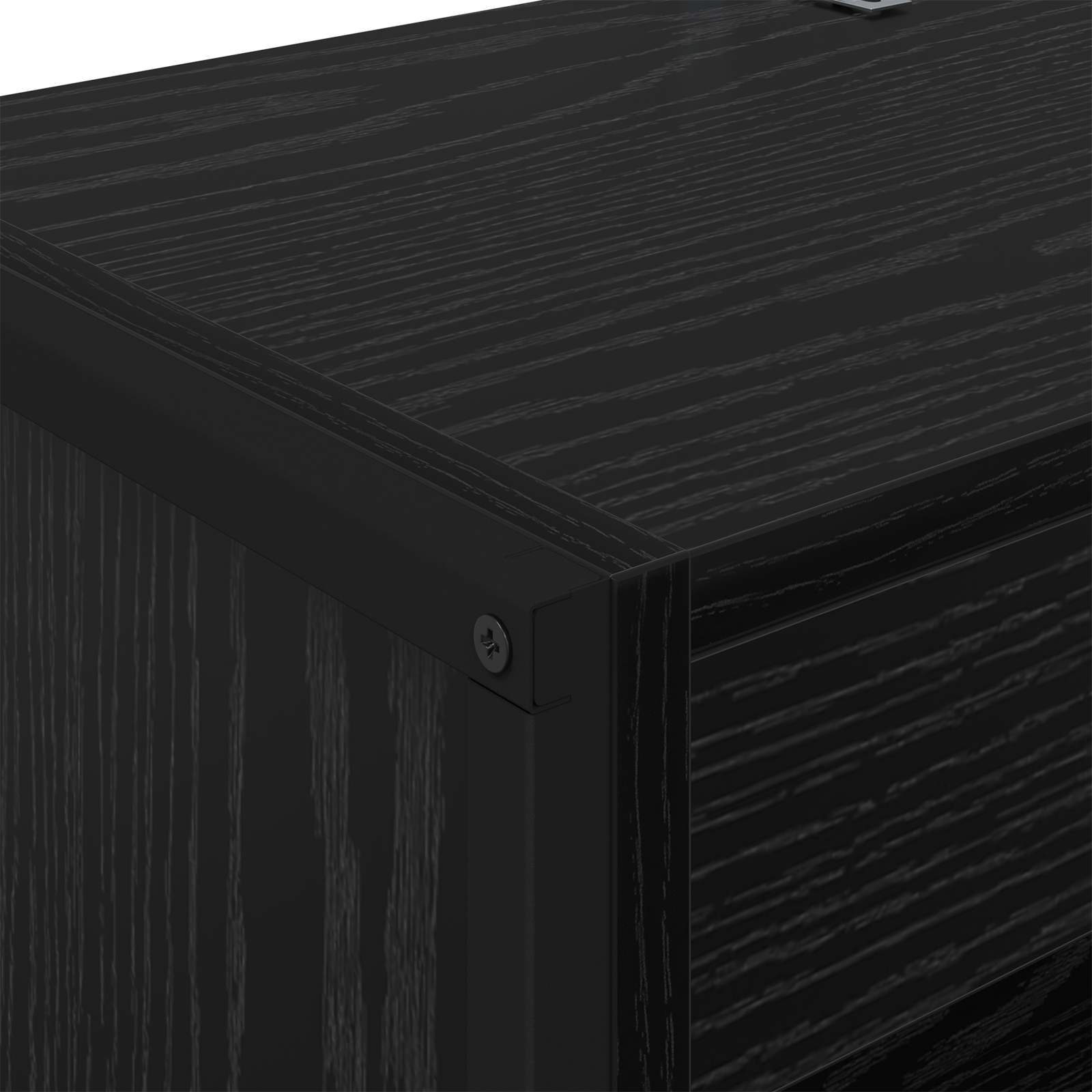 Ormarić za knjige 2 pcs Crni hrast 60 x 30 x 189,5 cm