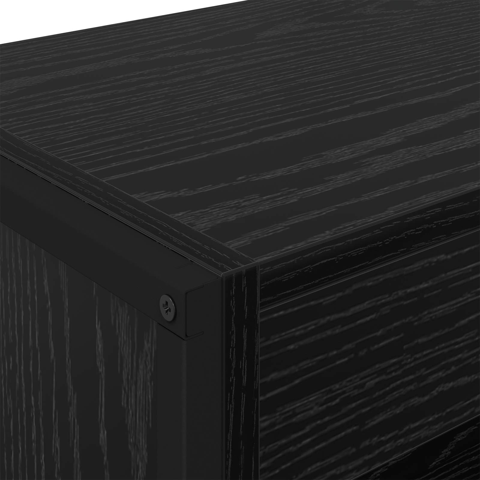 Ormarić za knjige 2 pcs Crni hrast 80 x 30 x 189,5 cm