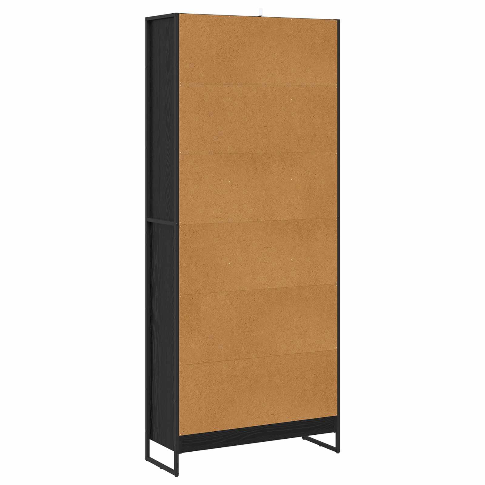 Ormarić za knjige 2 pcs Crni hrast 80 x 30 x 189,5 cm