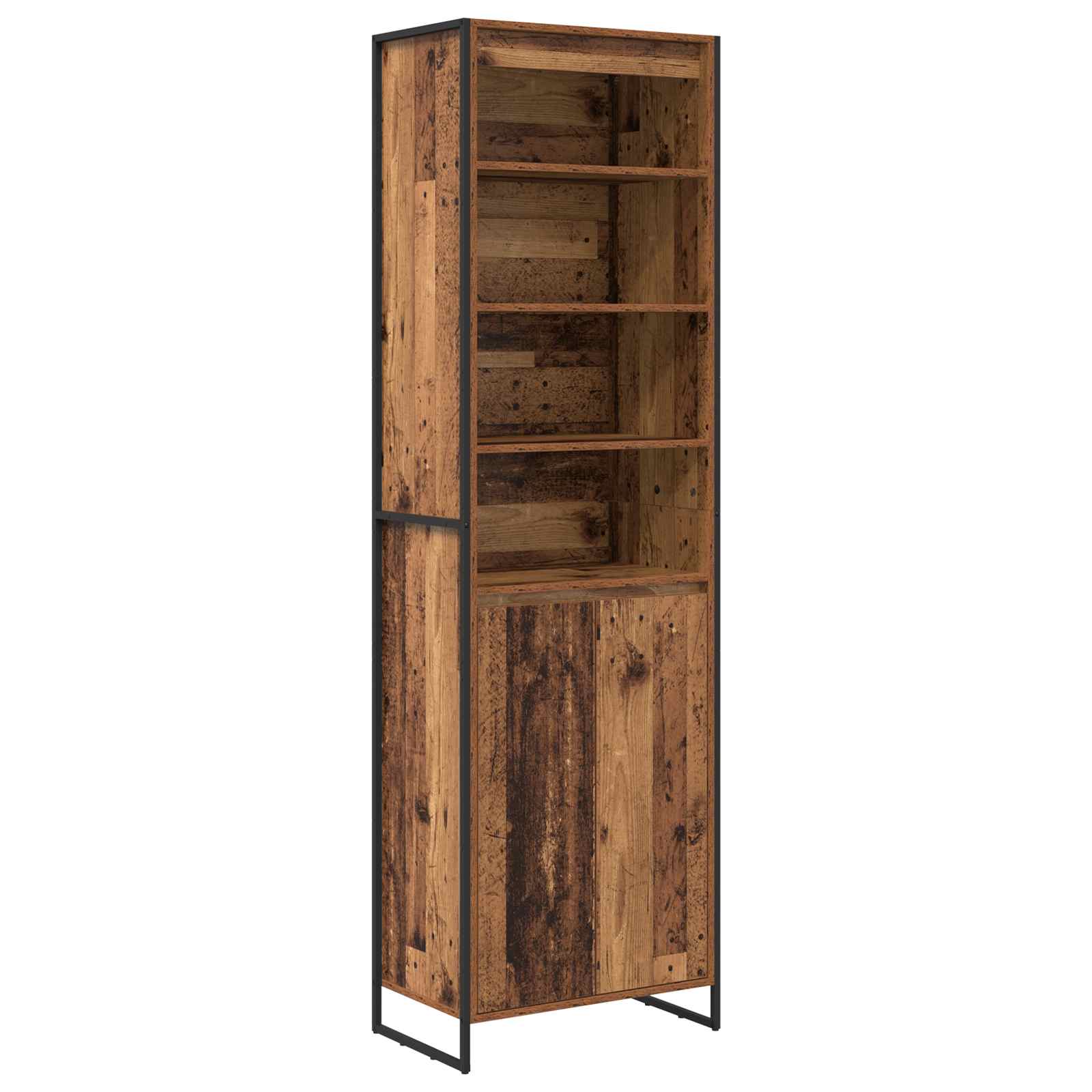 Visoki ormari Staro drvo 60 x 36 x 200 cm Konstruirano drvo