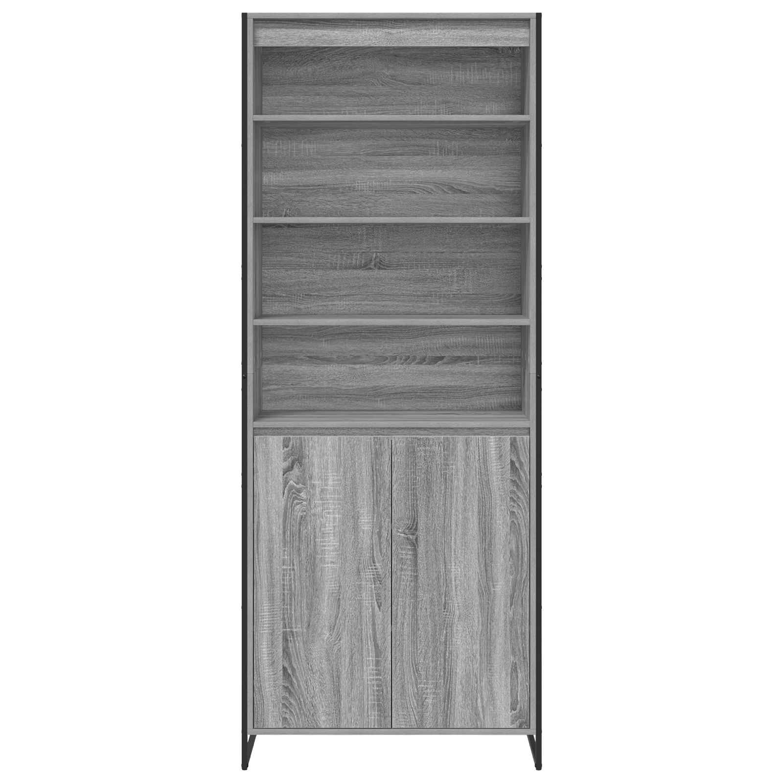 Visoki ormari Siva Sonoma 79 x 36 x 200 cm Konstruirano drvo