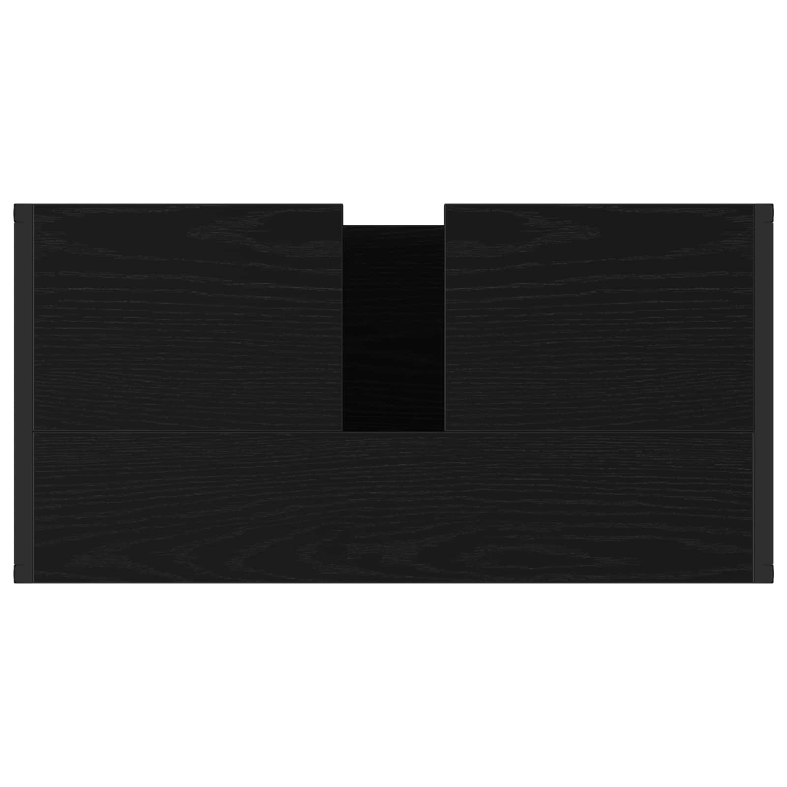 Set namještaja za kupaonicu Zidne Crni hrast Konstruirano drvo