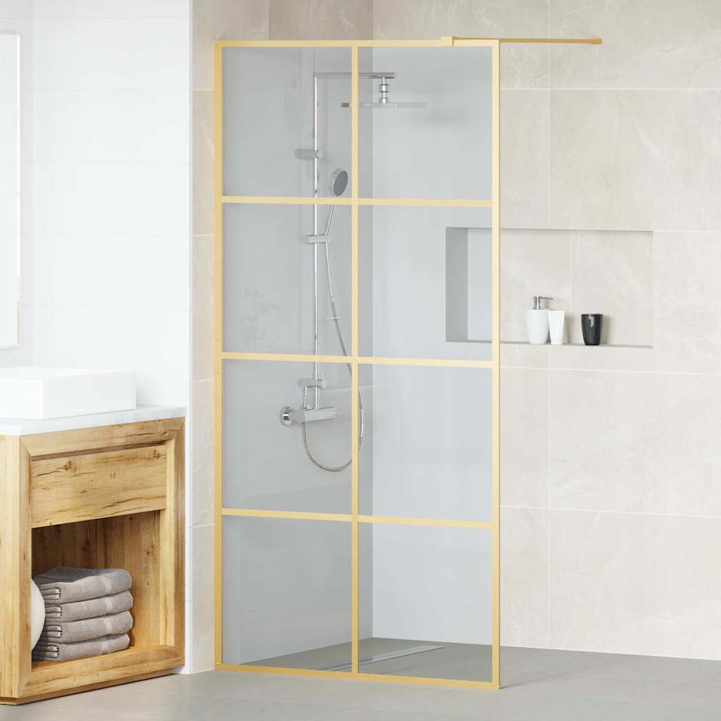 Zid za walk-in tuš Zlatno 100 x 195 cm Staklo otporno na udarce
