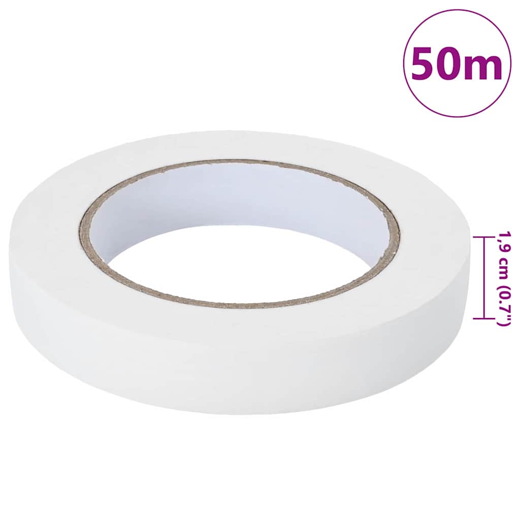 Trake za maskiranje slikara 12 pcs Bijelo 19mm x 50m Papir