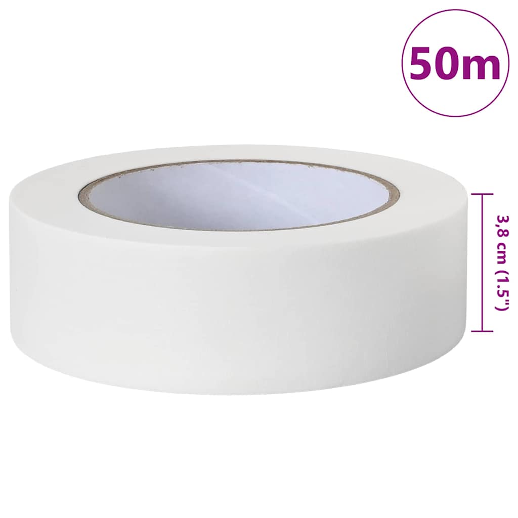 Trake za maskiranje slikara 12 pcs Bijelo 38mm x 50m Papir