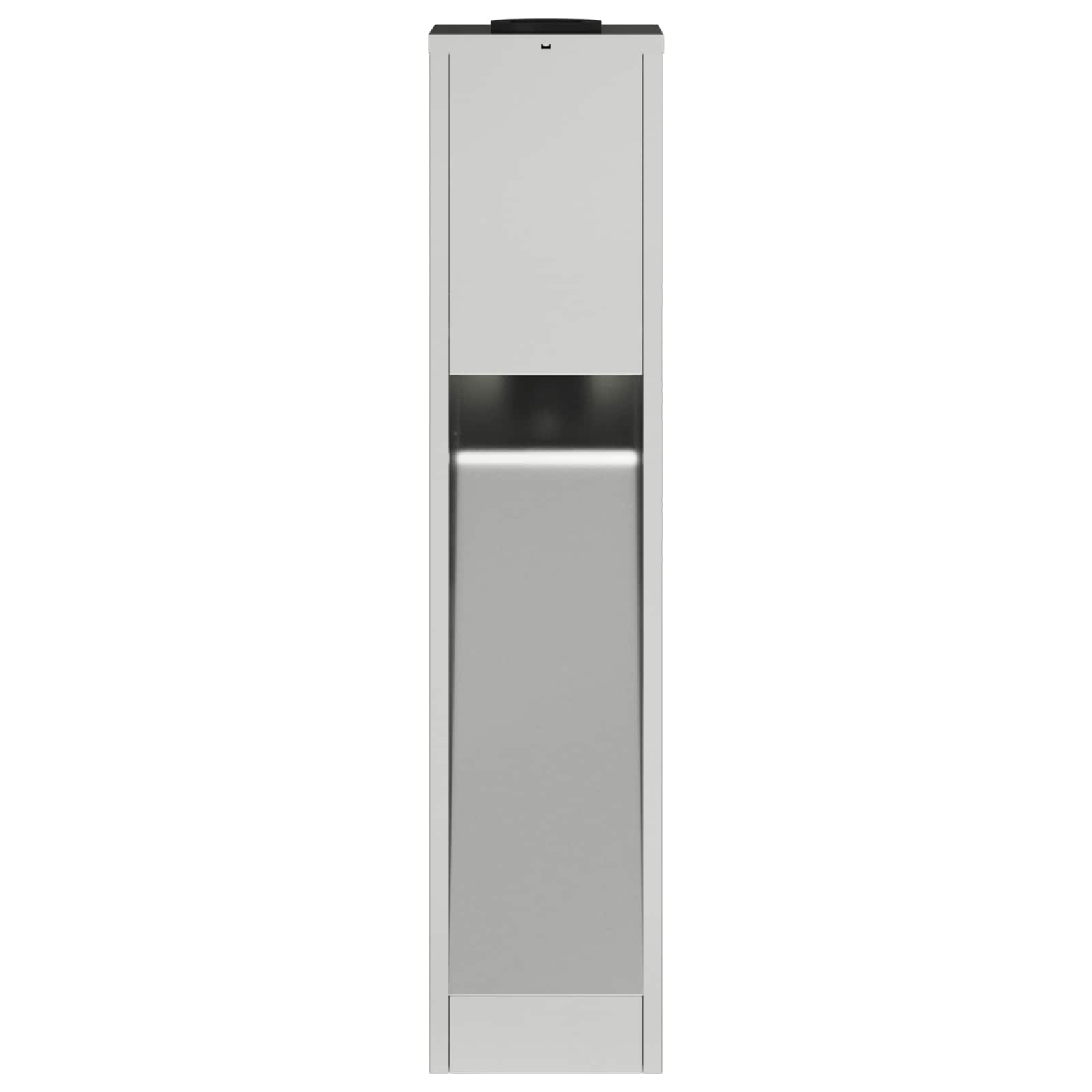 Solarna LED svjetiljka za stazu 2 pcs Srebrno Galvanizirano