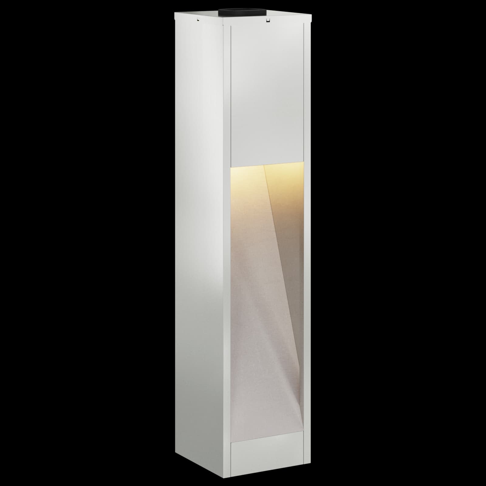 Solarna LED svjetiljka za stazu 2 pcs Srebrno Galvanizirano
