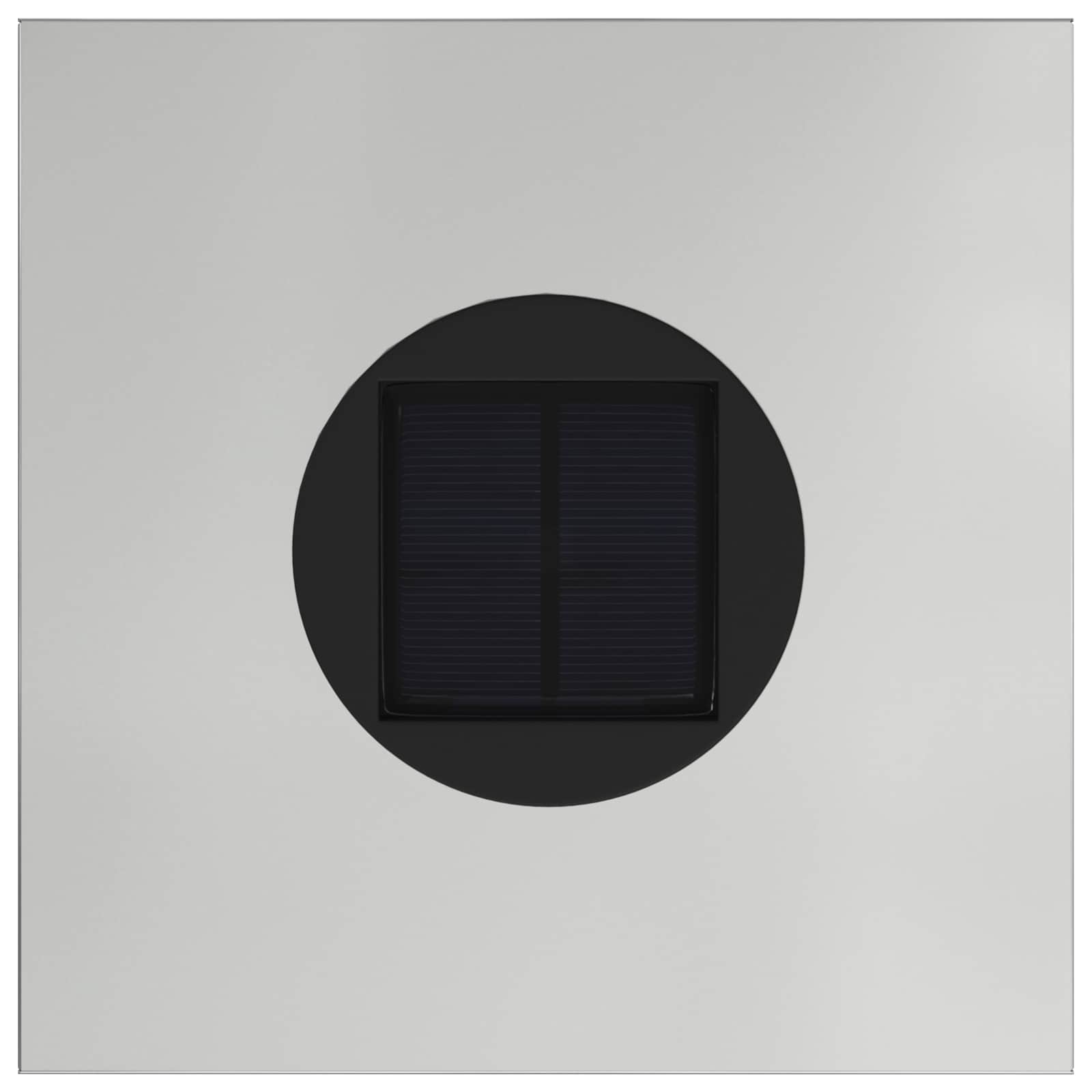 Solarna LED svjetiljka za stazu 2 pcs Srebrno Galvanizirano