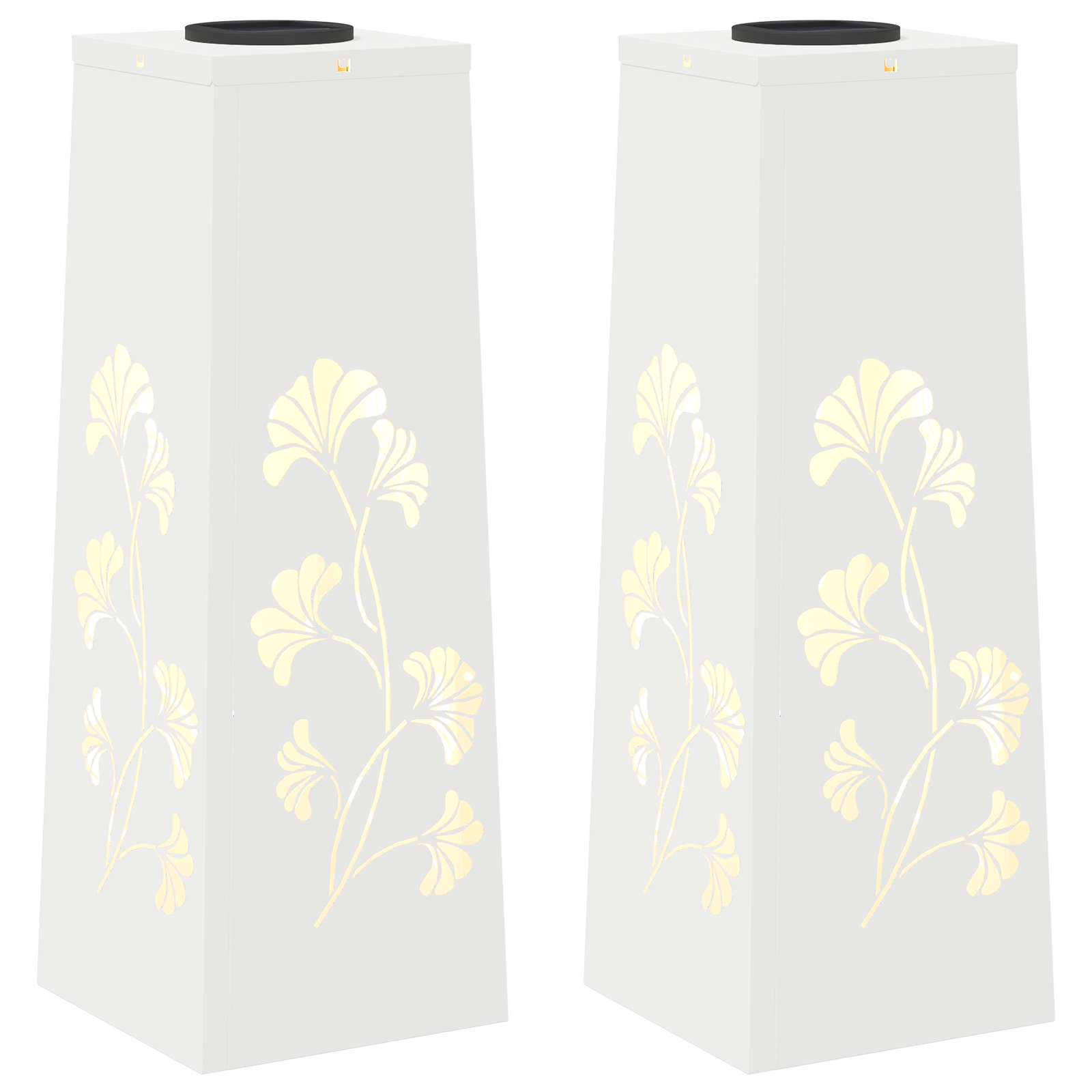 Solarna LED svjetlost za stazu 2 pcs Bijelo