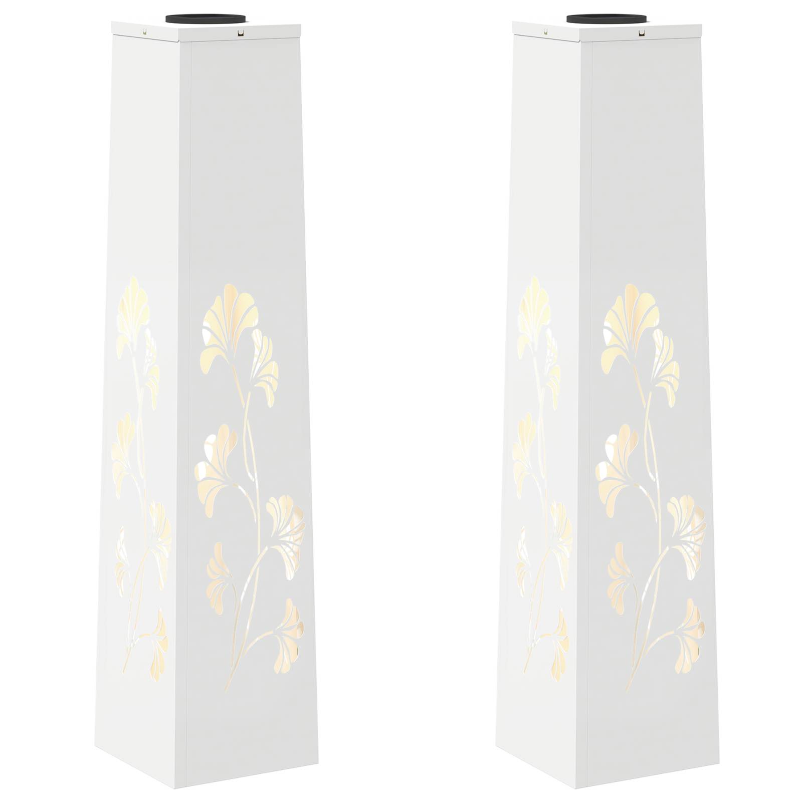 Solarna LED svjetlost za stazu 2 pcs Bijelo