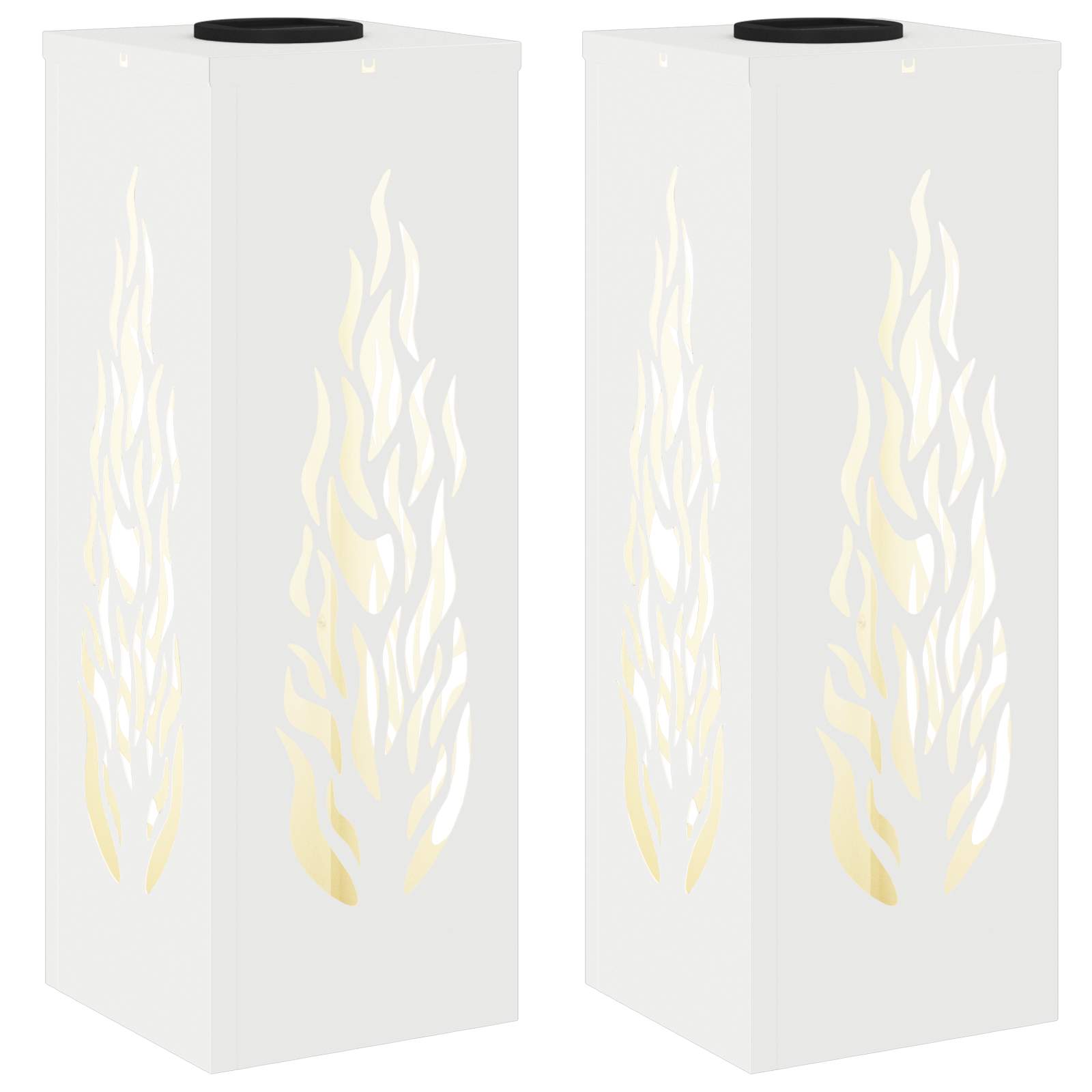 Solarna LED svjetlost za stazu 2 pcs Bijelo