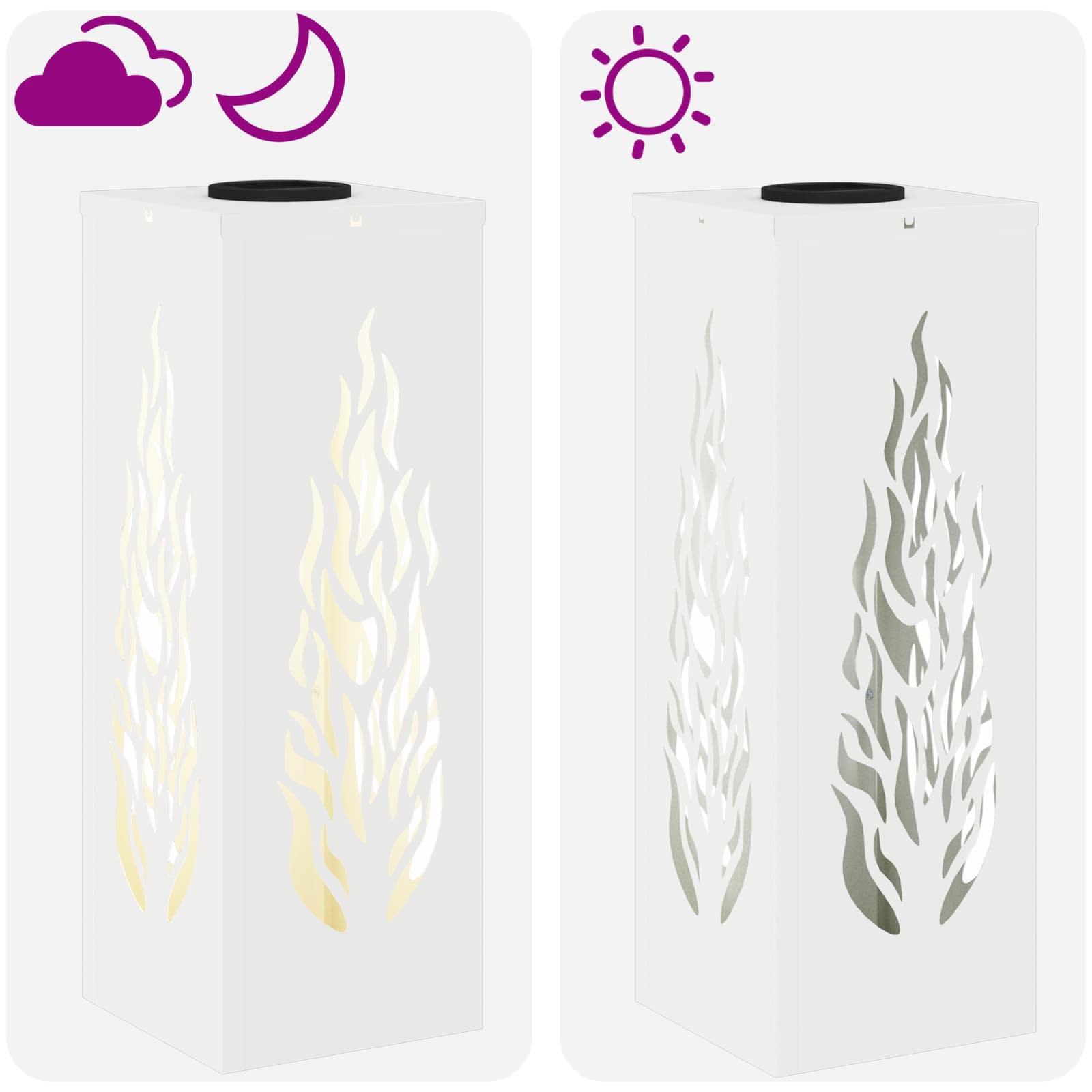 Solarna LED svjetlost za stazu 2 pcs Bijelo