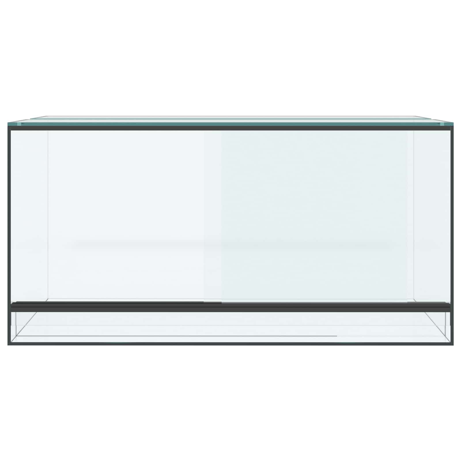 Terarij s pohranom *Transparent*an 80 x 40 x 40 cm Stakl
