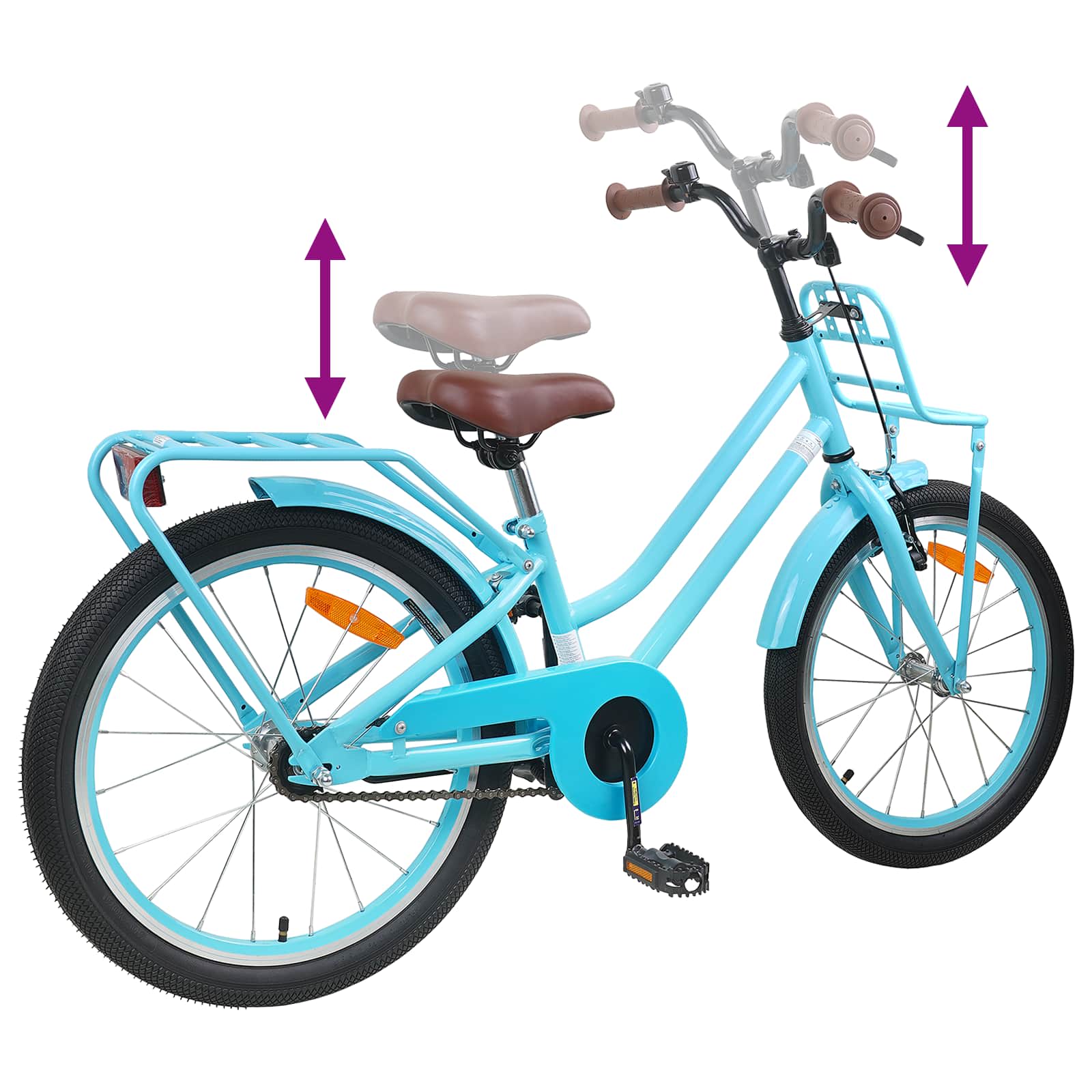 Dječji Bicikl 22 Inča za uzrast od 7 do 12 godina Svjetloplava