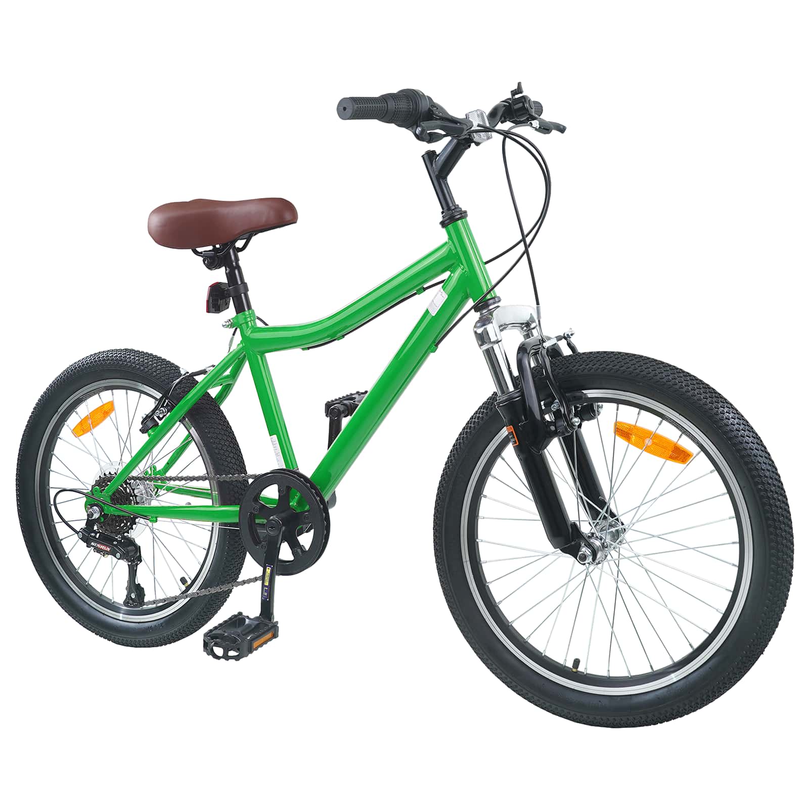Dječji Bicikl 20 Inča 6-Speed za djecu od 6 do 11 godina Zelena