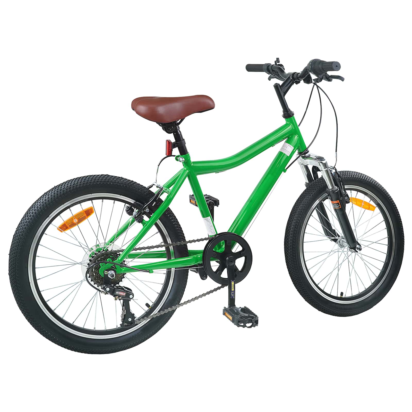Dječji Bicikl 20 Inča 6-Speed za djecu od 6 do 11 godina Zelena