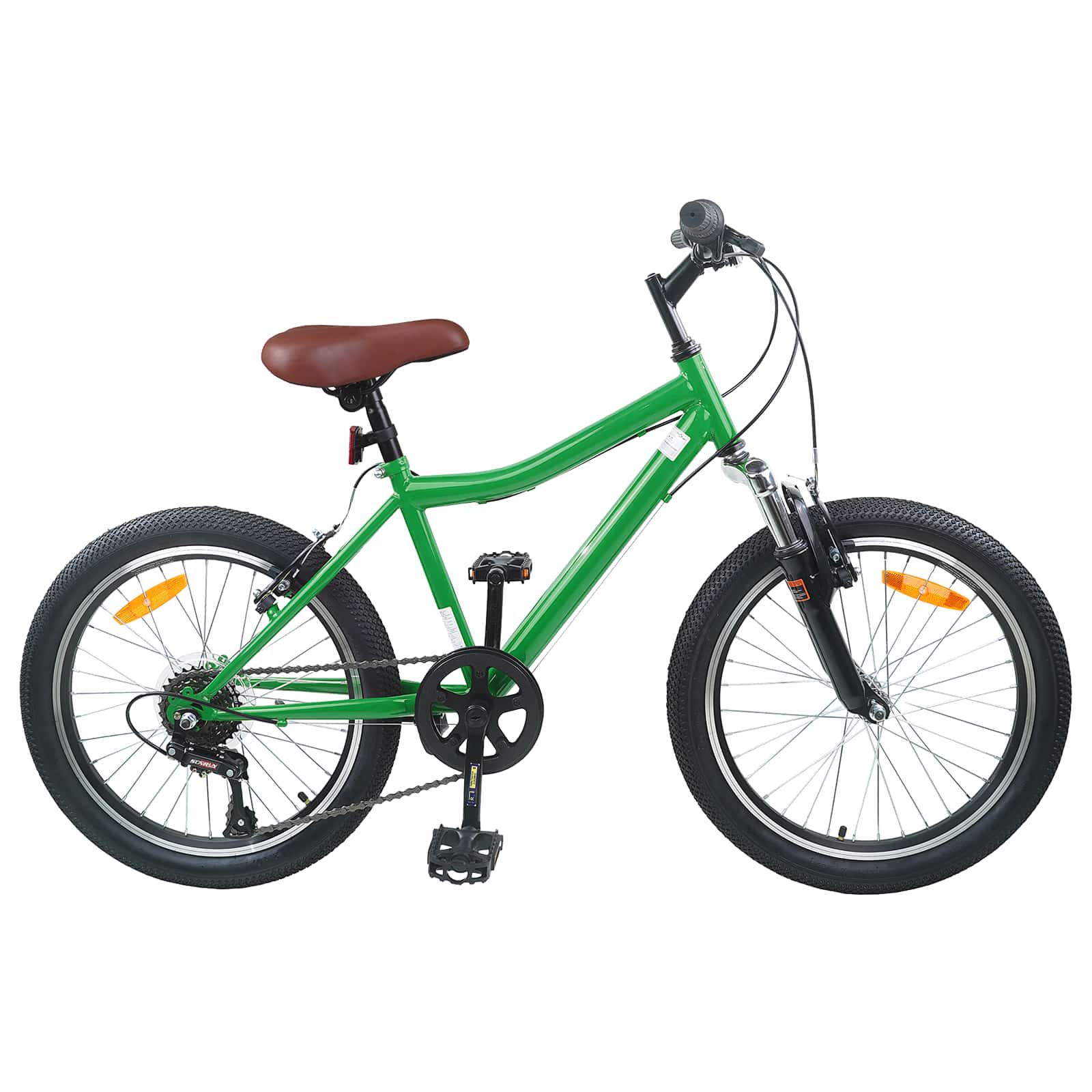 Dječji Bicikl 20 Inča 6-Speed za djecu od 6 do 11 godina Zelena