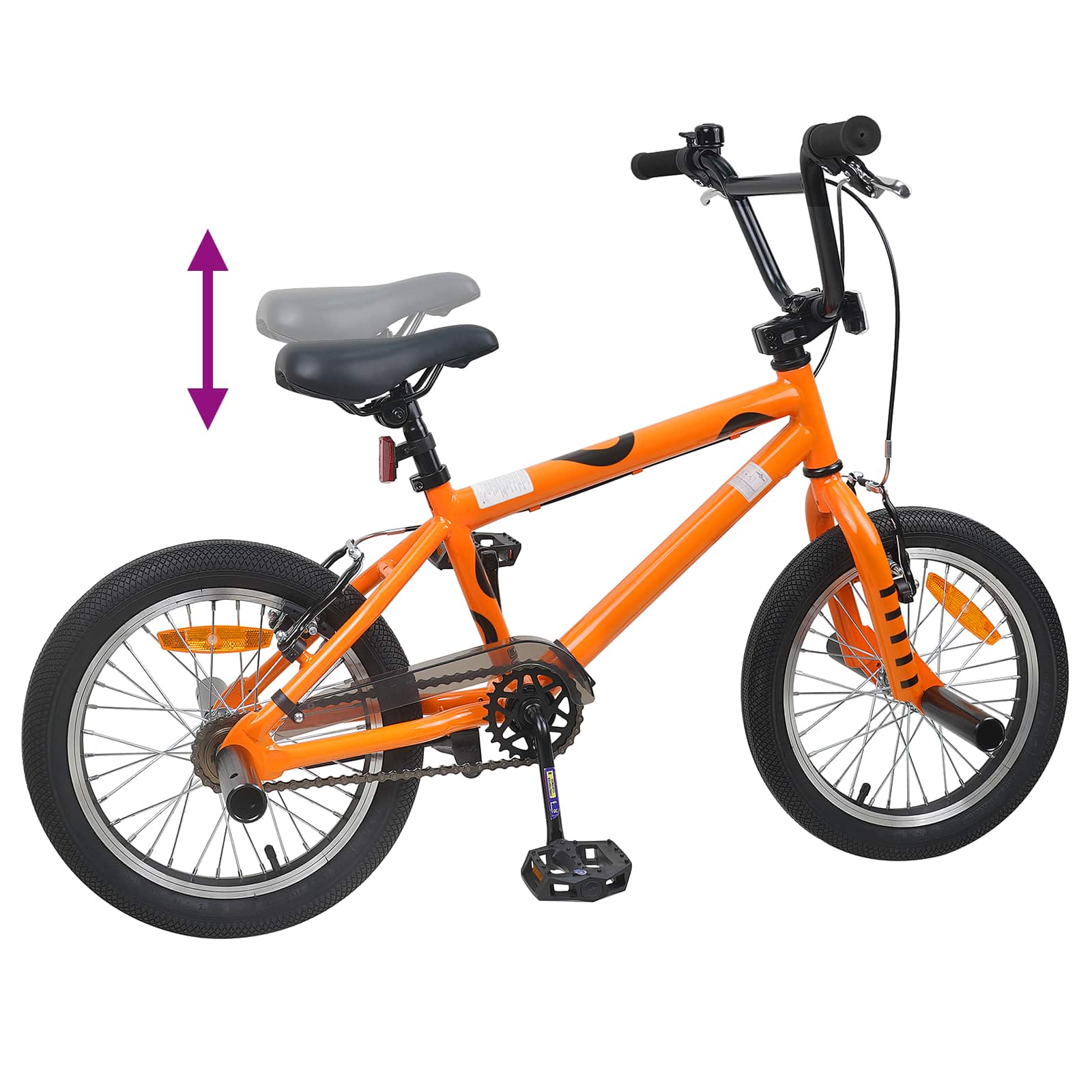 BMX Bicikl 16 Inča za 5-8 godina Narančasta