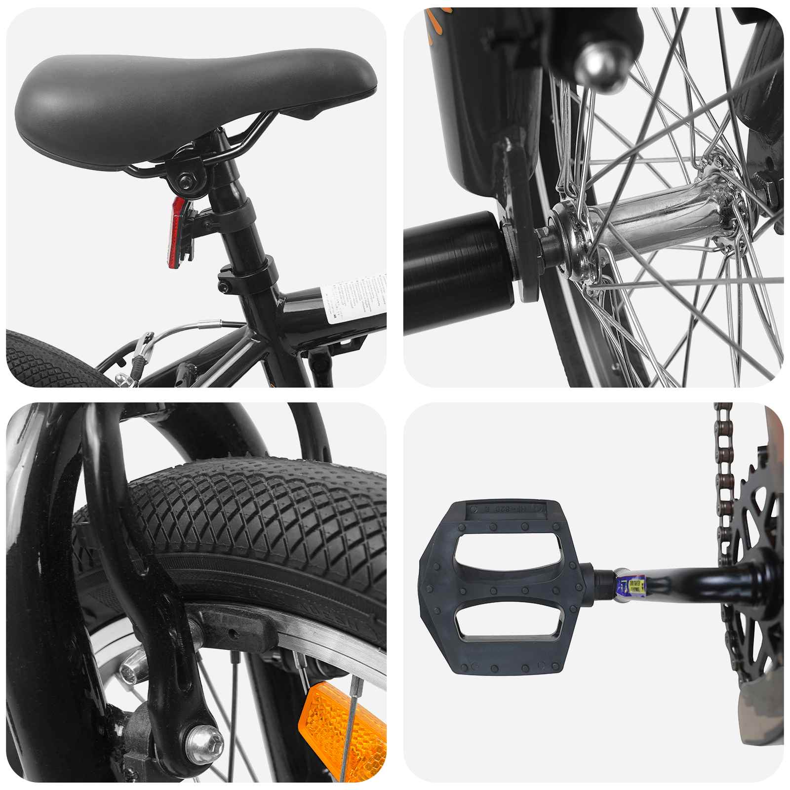 BMX Bicikl 20 Inča za 9 godina Crna