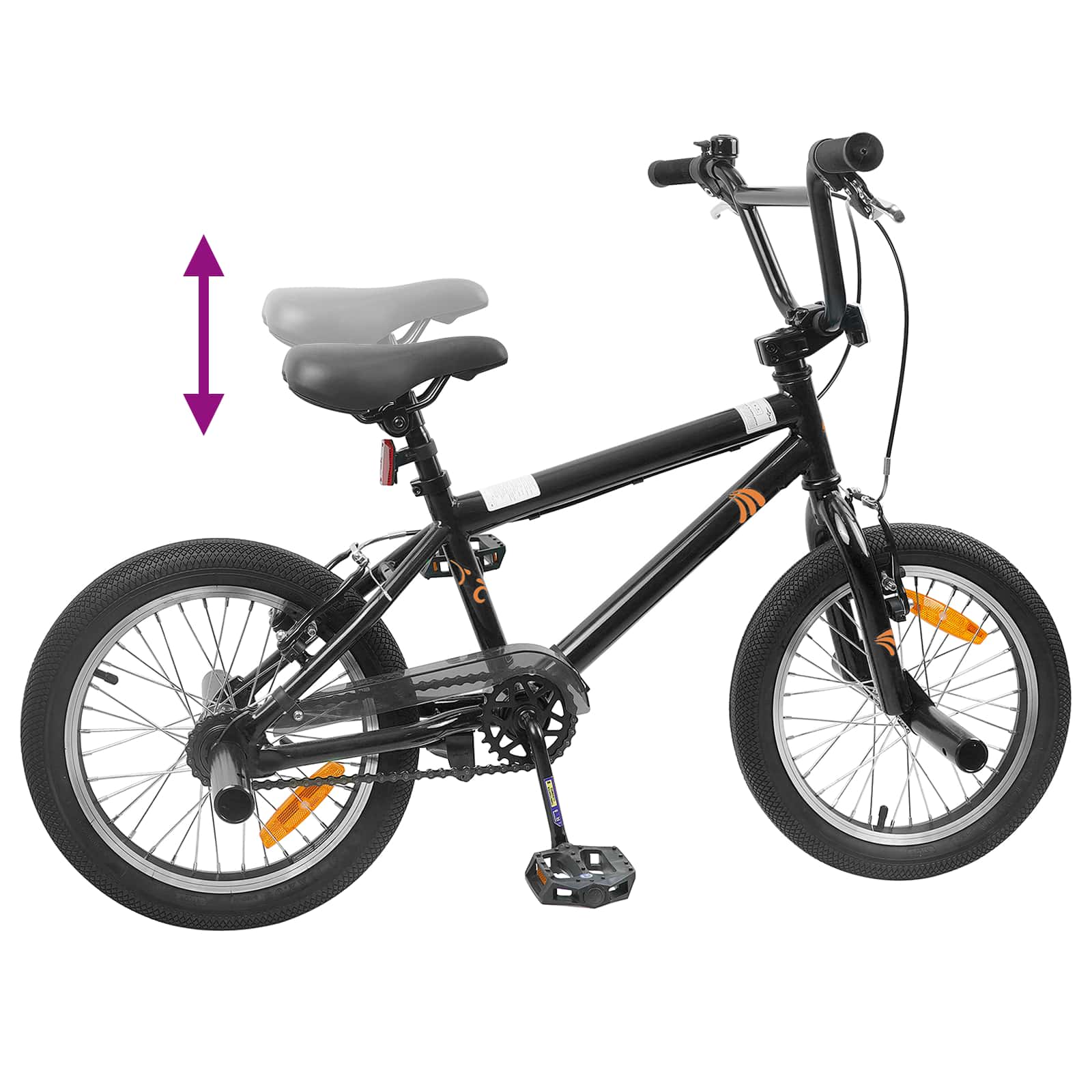 BMX Bicikl 20 Inča za 9 godina Crna