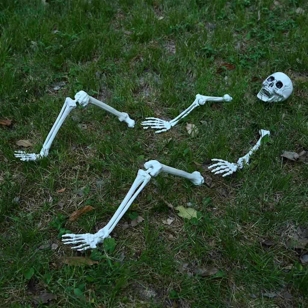 Halloween Skelet sa Šiljcima za Tlo Bijelo 45,5 x 13 cm