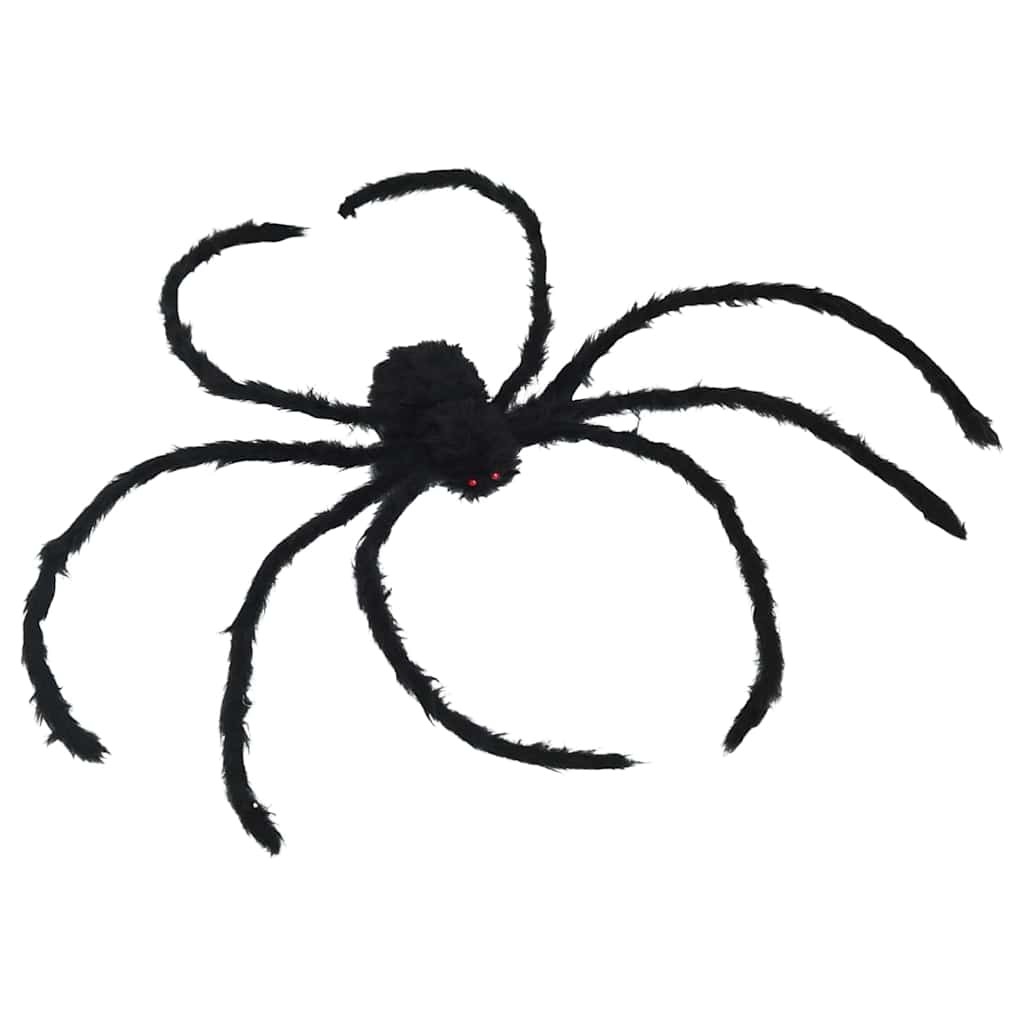 Halloween Pauk Dekoracija 3 pcs Crna 150 cm Poliester i čelik