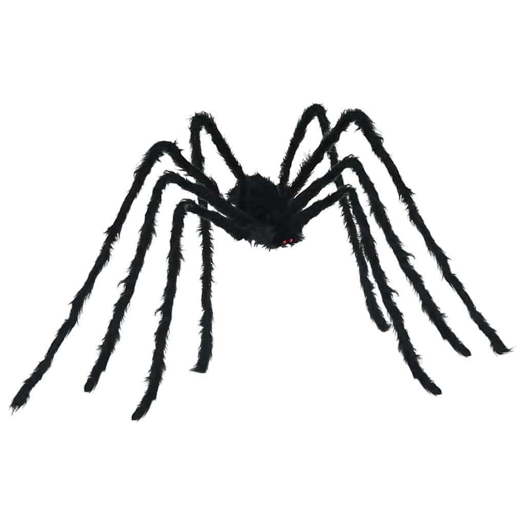 Halloween ukrašavanje pauka s mrežama 2 pcs Crno i bijelo