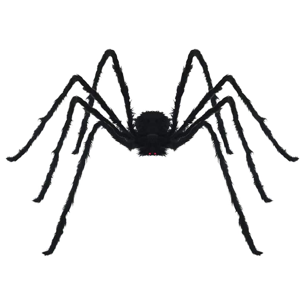 Halloween ukrašavanje pauka s mrežama 2 pcs Crno i bijelo