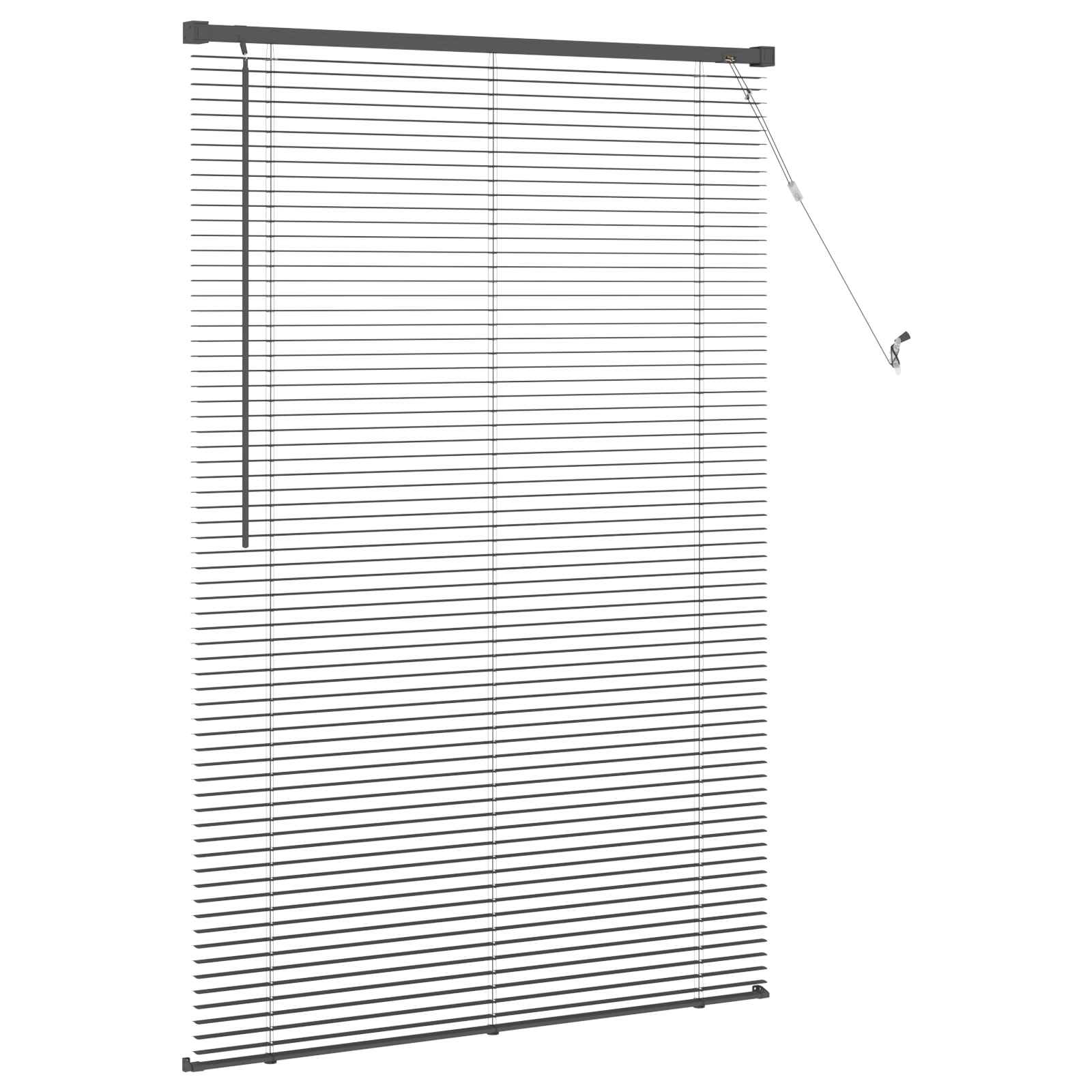 Venecijanska roleta Srebrno Siva 150 x 100 cm PVC