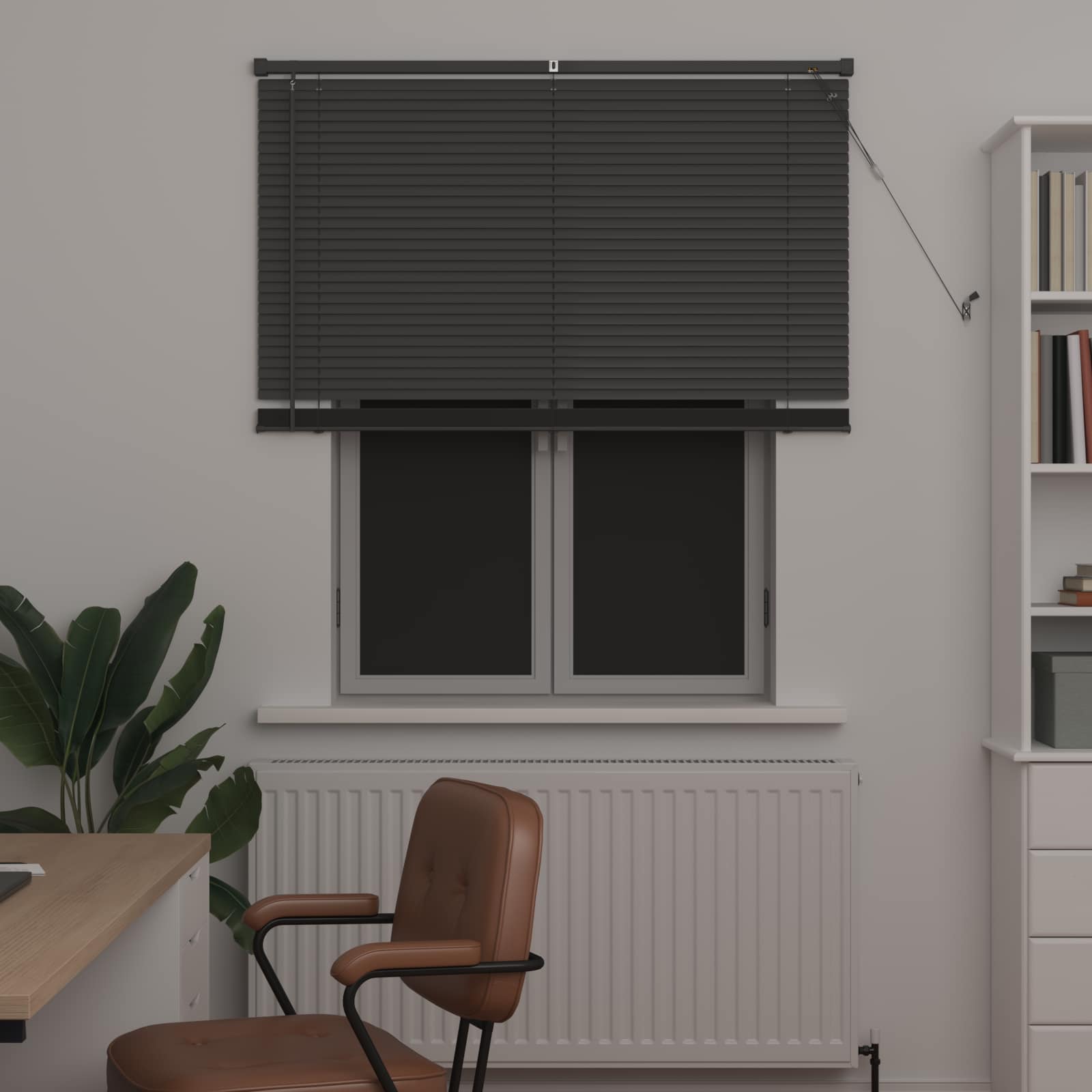 Venecijanska roleta Srebrno Siva 150 x 120 cm PVC