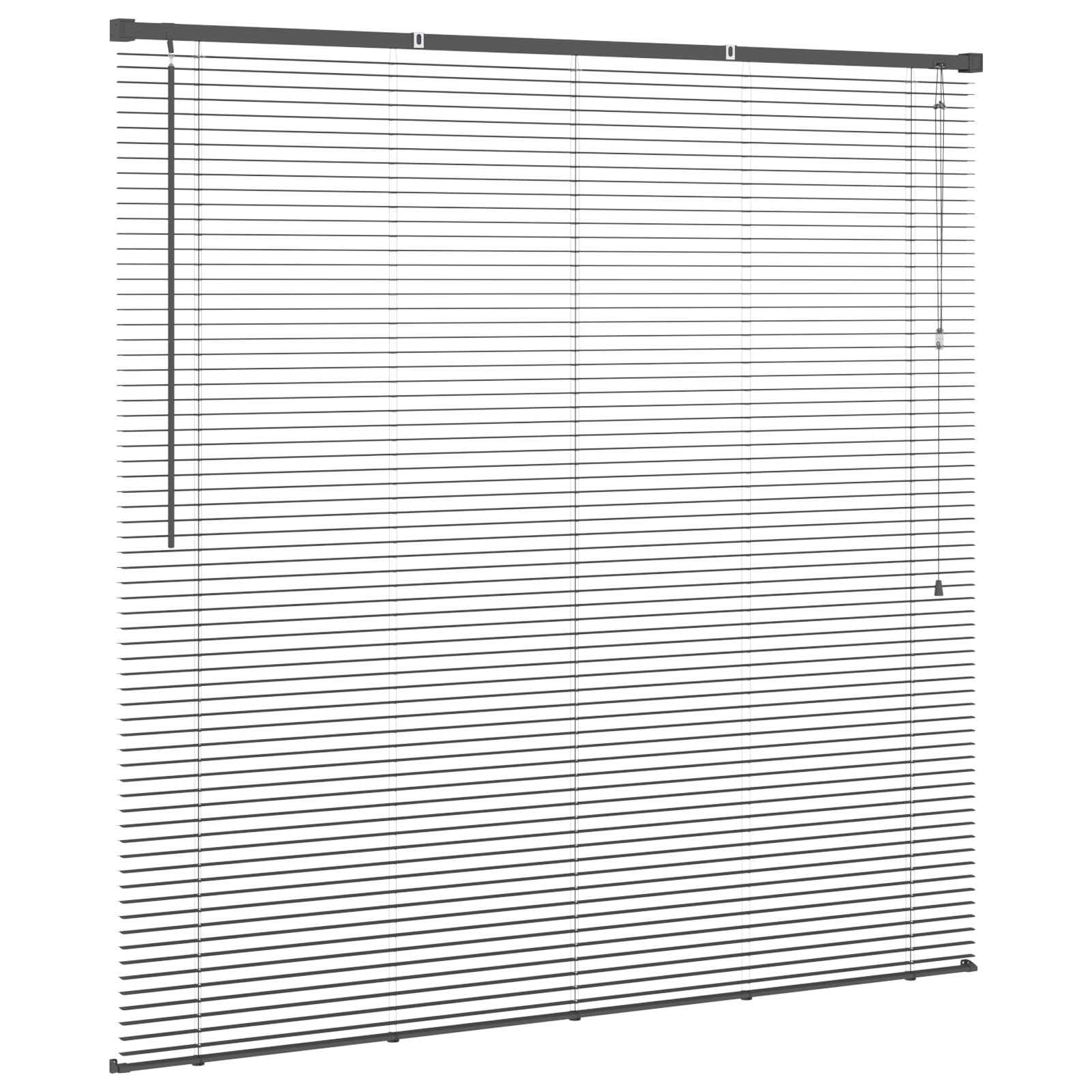 Venecijanska roleta Srebrno Siva 150 x 150 cm PVC