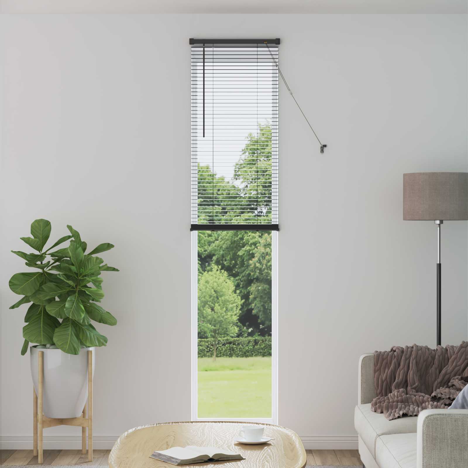 Venecijanska roleta Srebrno Siva 213 x 40 cm PVC
