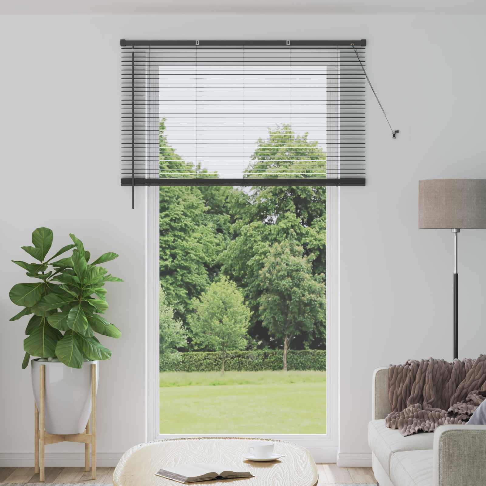 Venecijanska roleta Srebrno Siva 213 x 140 cm PVC