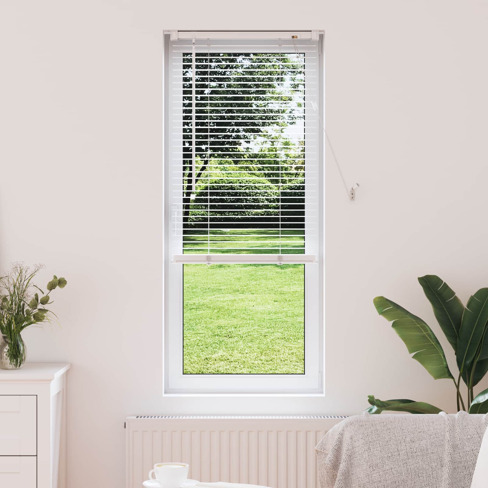 Venecijanska roleta Bijeli 150 x 50 cm PVC