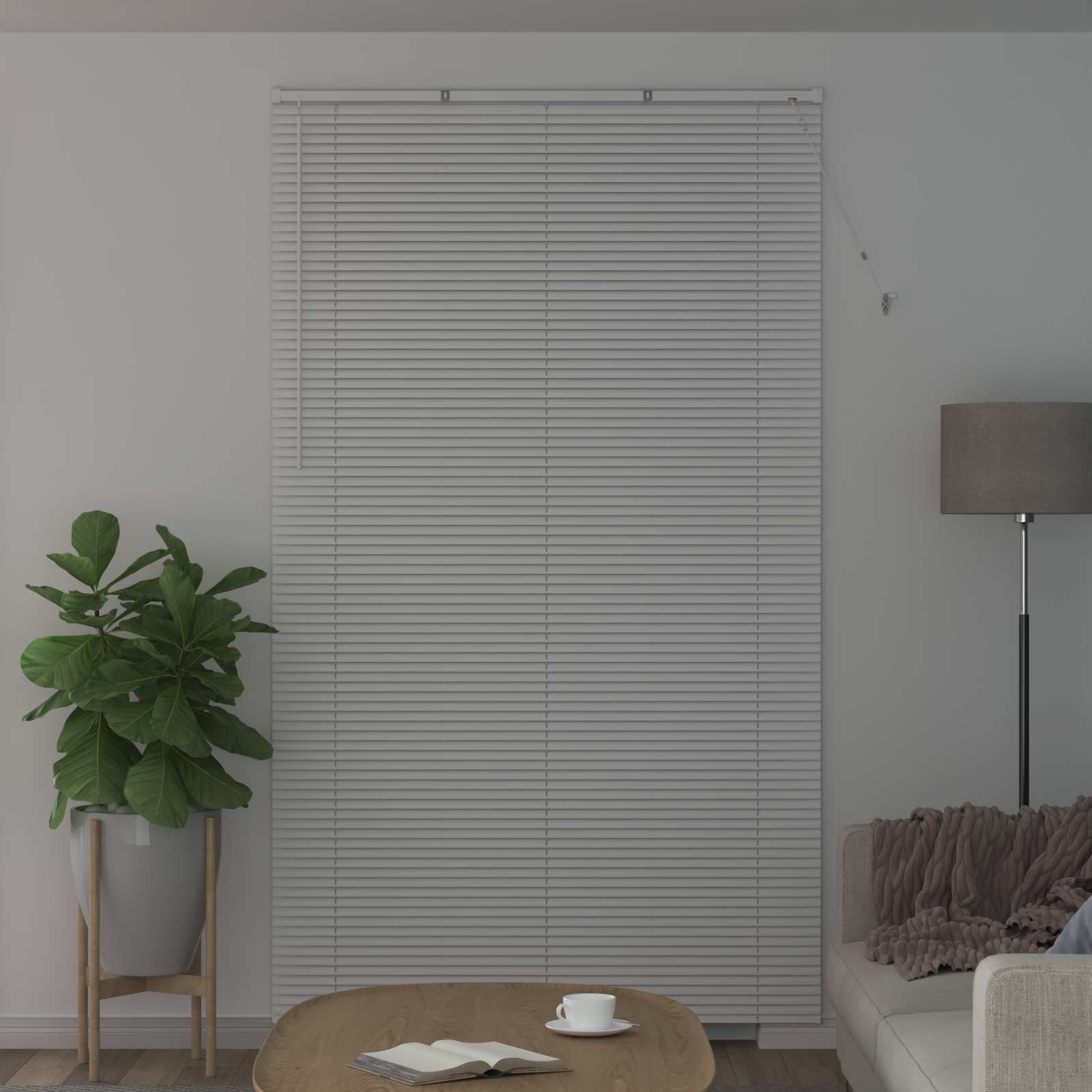 Venecijanska roleta Bijeli 213 x 140 cm PVC