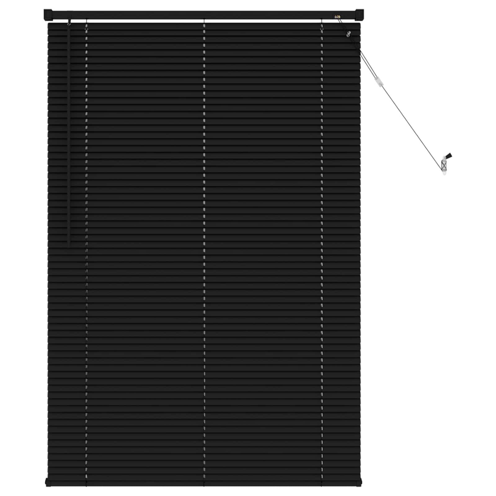 Venecijanska roleta Crna 150 x 70 cm PVC