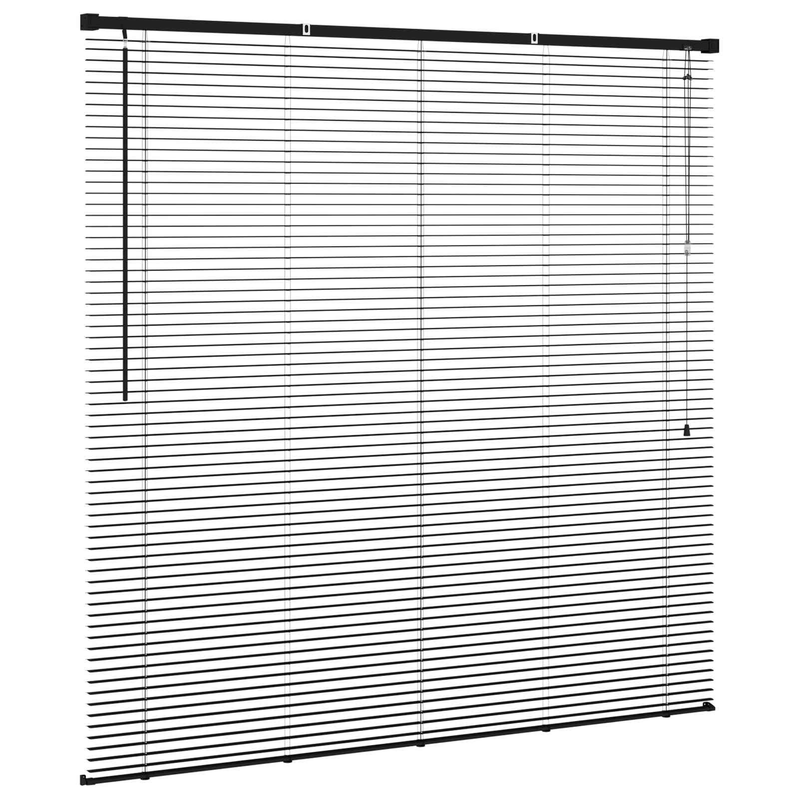 Venecijanska roleta Crna 150 x 140 cm PVC