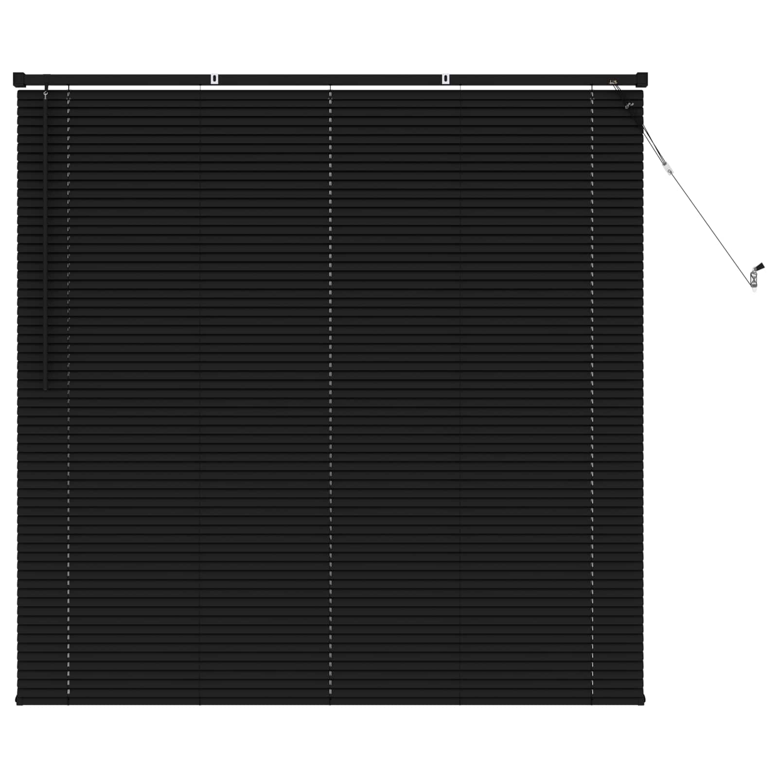 Venecijanska roleta Crna 150 x 160 cm PVC
