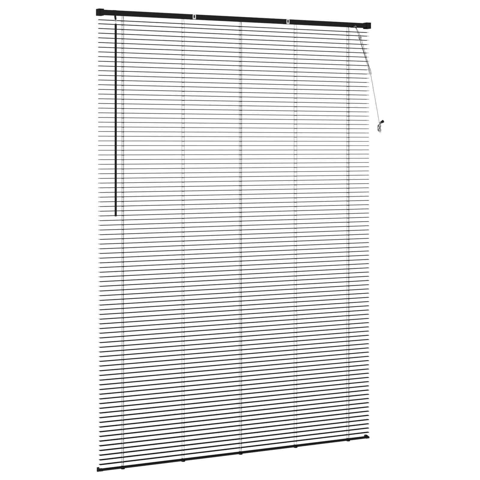 Venecijanska roleta Crna 213 x 140 cm PVC