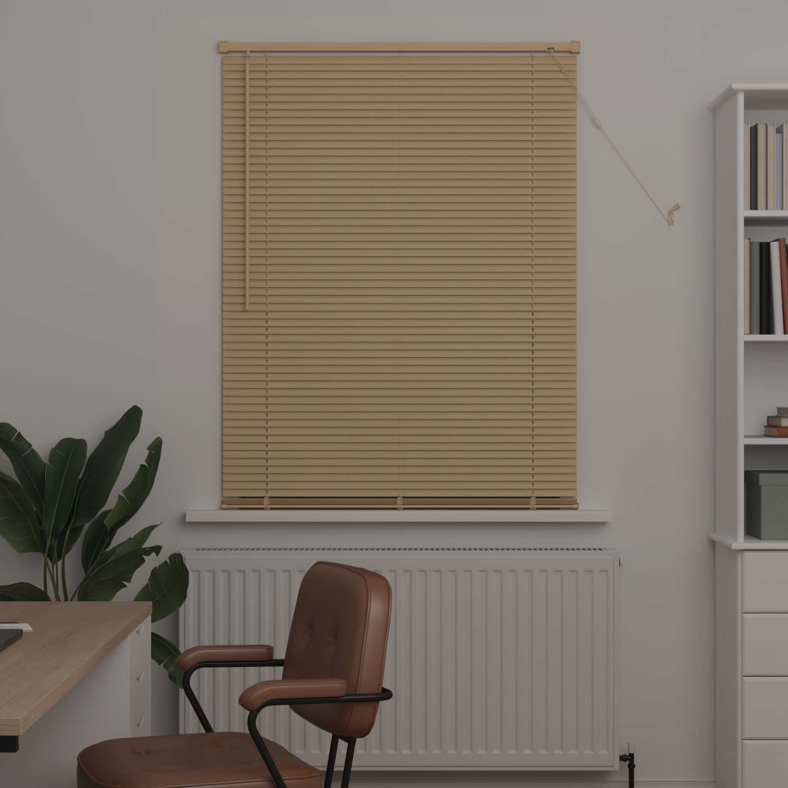 Venecijanska roleta Svijetlo smeđa s uzorkom 150 x 90 cm PVC
