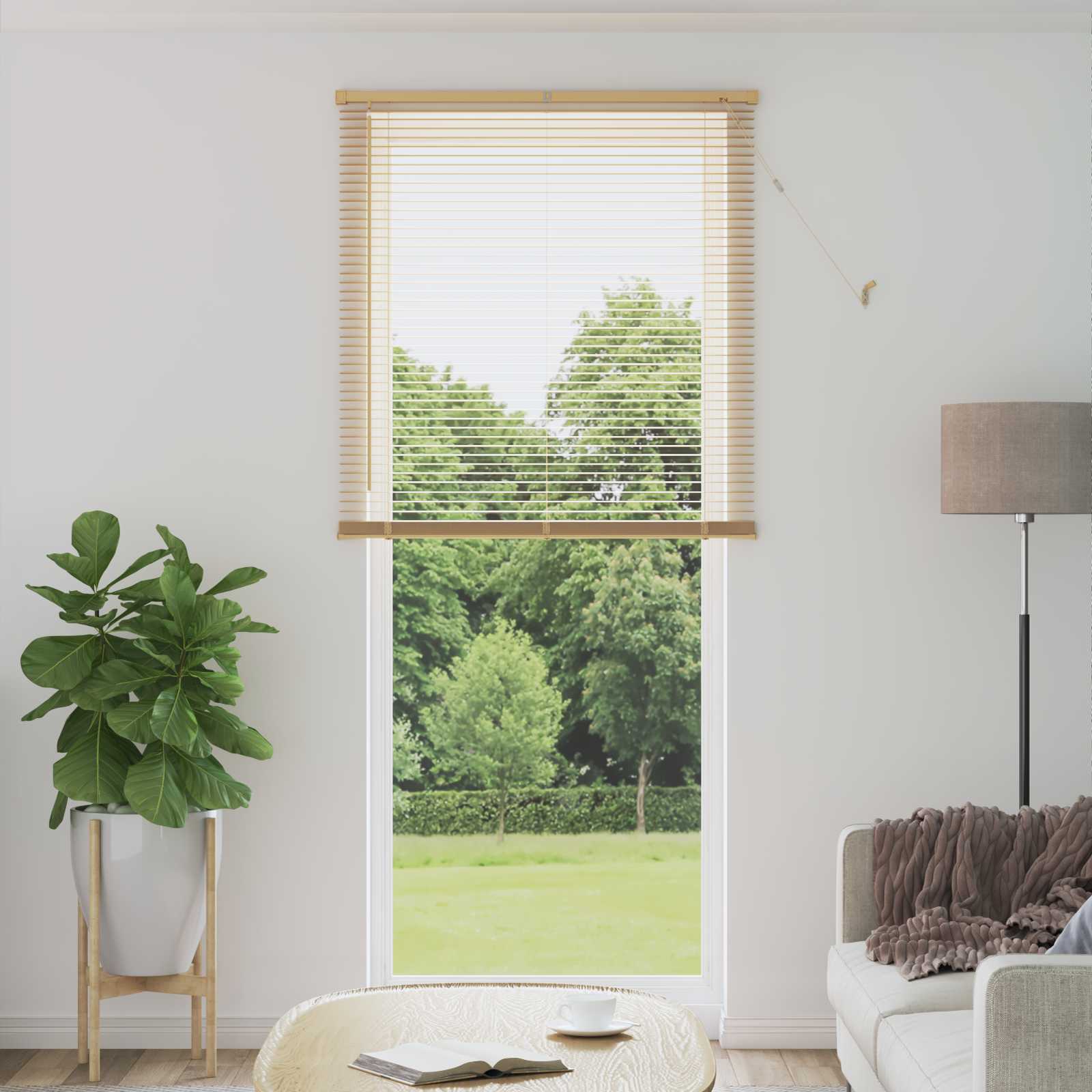 Venecijanska roleta Svijetlo smeđa s uzorkom 213 x 90 cm PVC