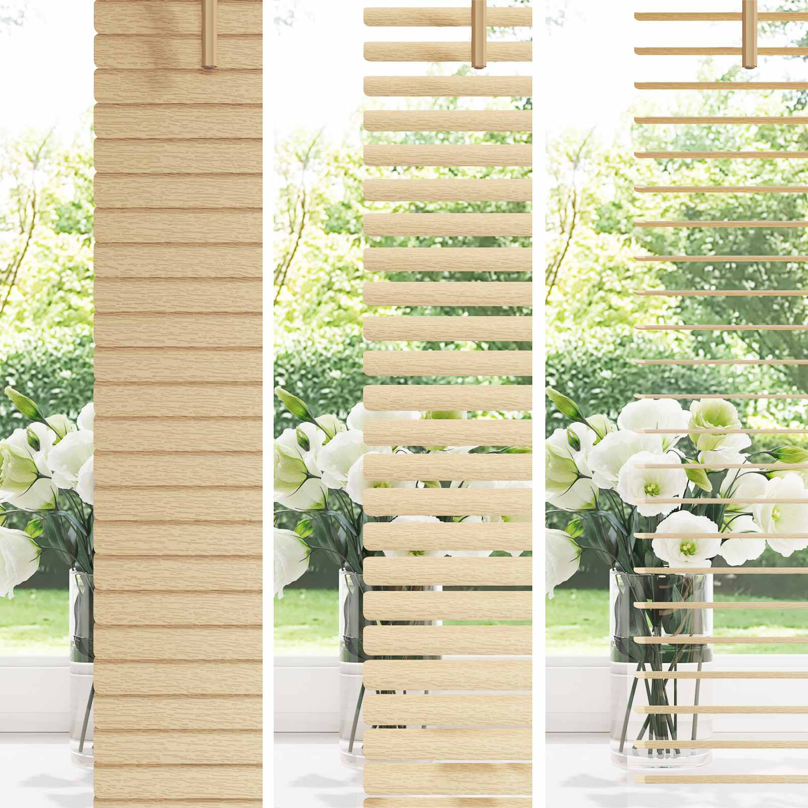 Venecijanska roleta Svijetlo smeđa s uzorkom 213 x 90 cm PVC