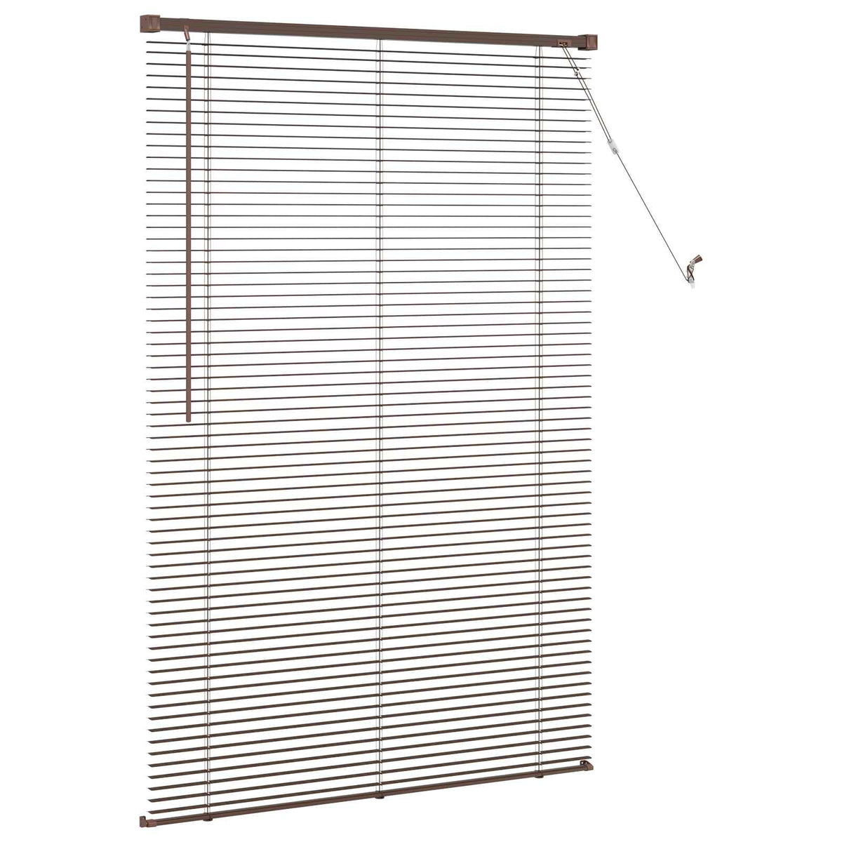Venecijanska roleta Tamno smeđa s uzorkom 150 x 70 cm PVC