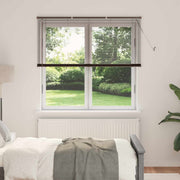 Venecijanska roleta Tamno smeđa s uzorkom 150 x 140 cm PVC