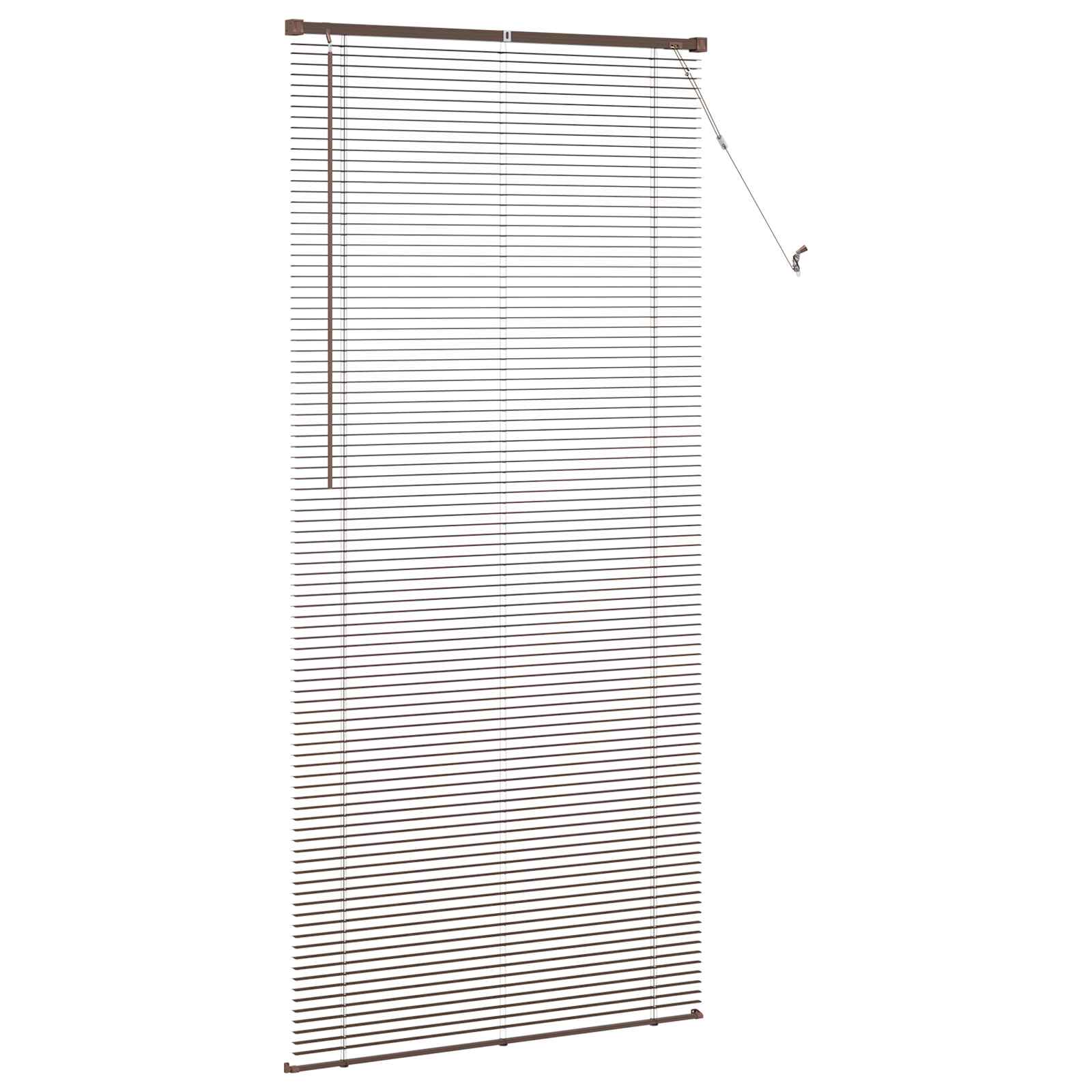 Venecijanska roleta Tamno smeđa s uzorkom 213 x 80 cm PVC